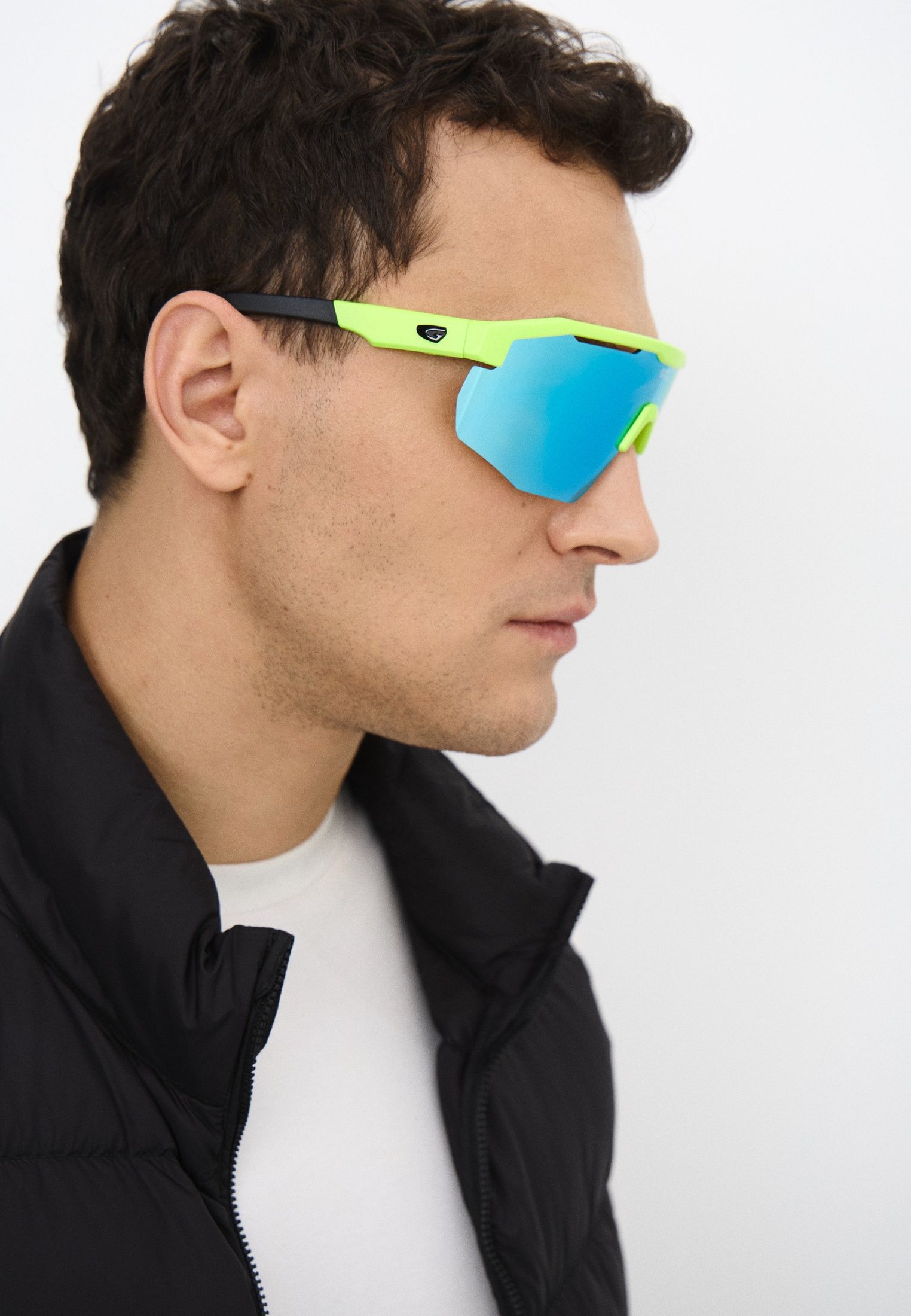 Купить Спортивные очки с диоптриями GOG Argo / Matt Neon Green-Black / White-Blue Lens, rx-023/e506-5 7ft.ru в интернет магазине Семь Футов
