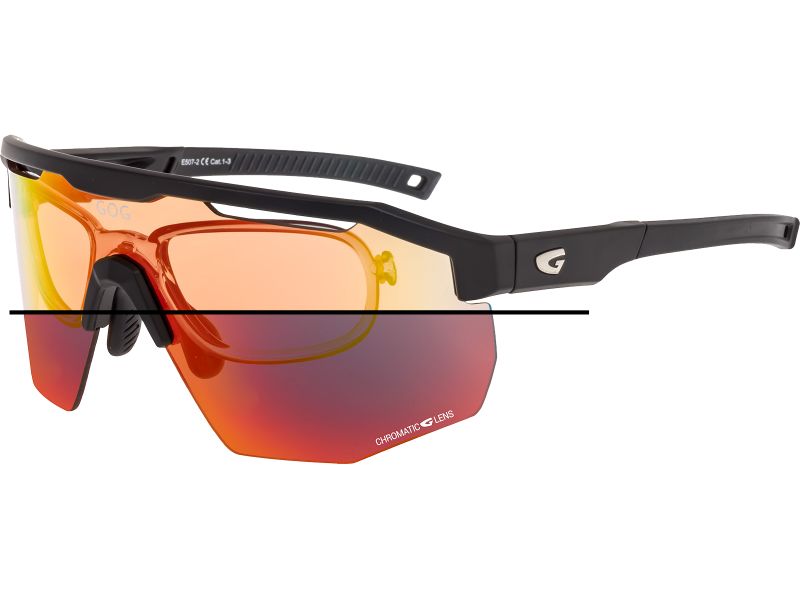 Купить Спортивные очки с диоптриями GOG Argo С / Matt Black / Photochromic Red Lens, rx-e507-2cr 7ft.ru в интернет магазине Семь Футов