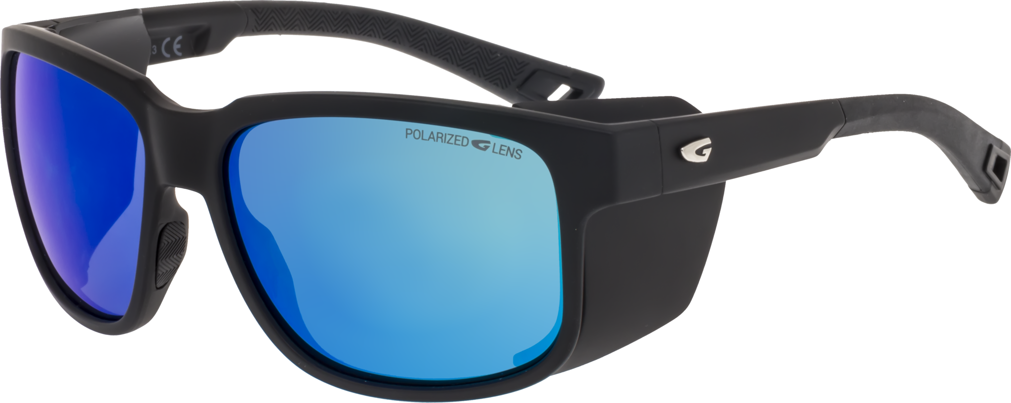 Купить Спортивные очки GOG Makalu / Matt Black / Polarized White-Blue Lens, e455-2p 7ft.ru в интернет магазине Семь Футов