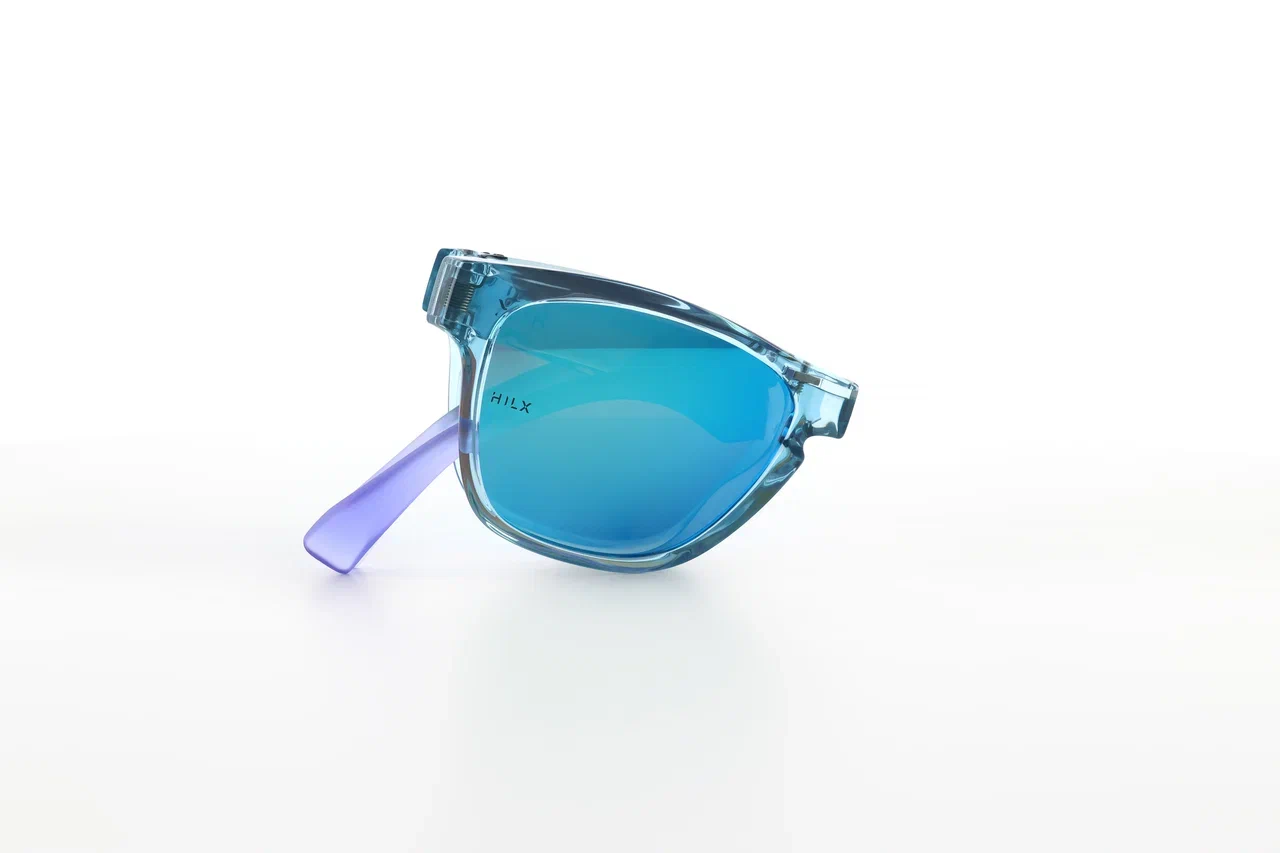 Купить Спортивные очки HILX Unfold Shiny Crystal Green / Blue Polarized Lens, huf01611-ufbl12 7ft.ru в интернет магазине Семь Футов