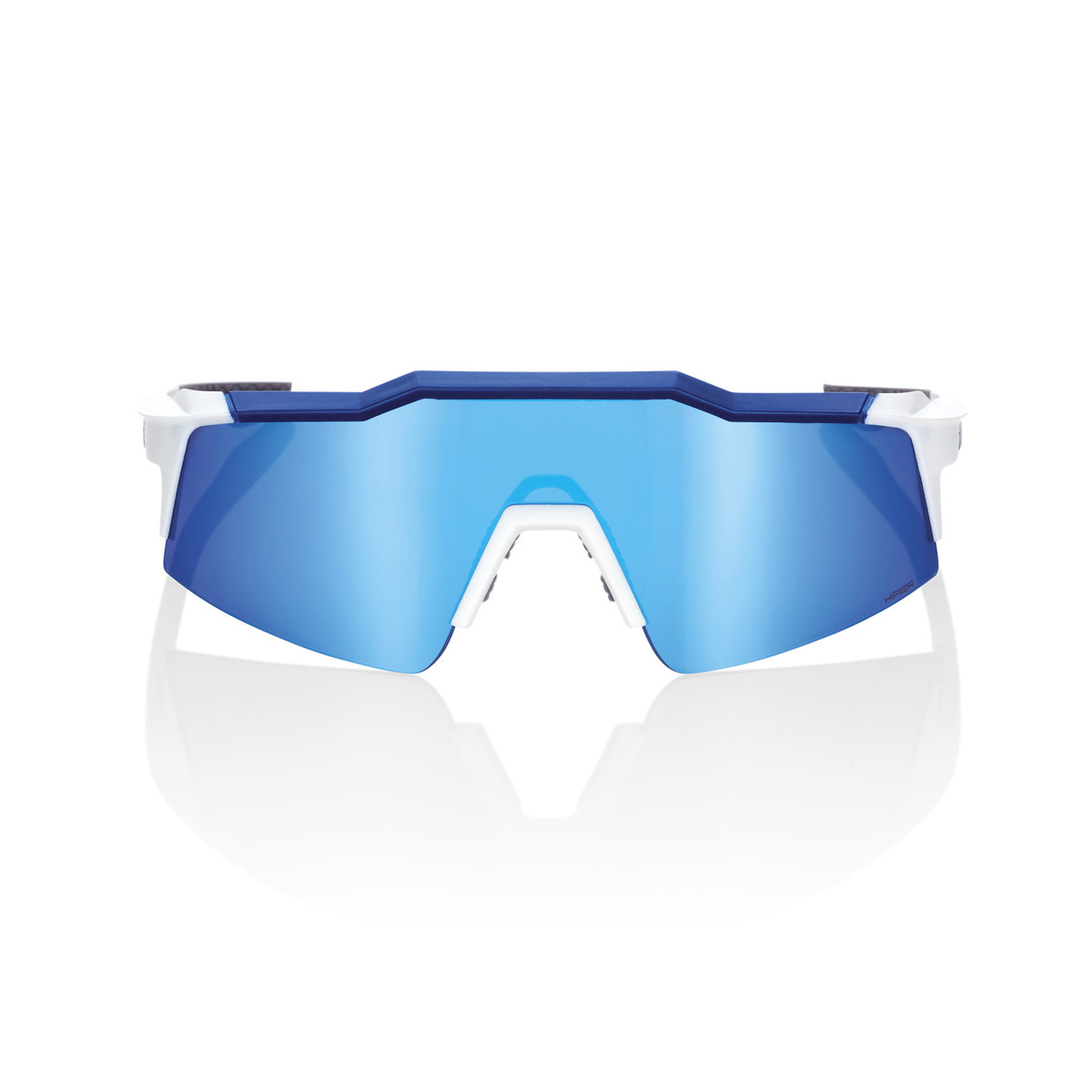 Купить Спортивные очки с диоптриями 100% Speedcraft SL / Matte White Metallic Blue / HiPER Blue Multilayer Mirror Lens, rx-056/60008-00003 7ft.ru в интернет магазине Семь Футов