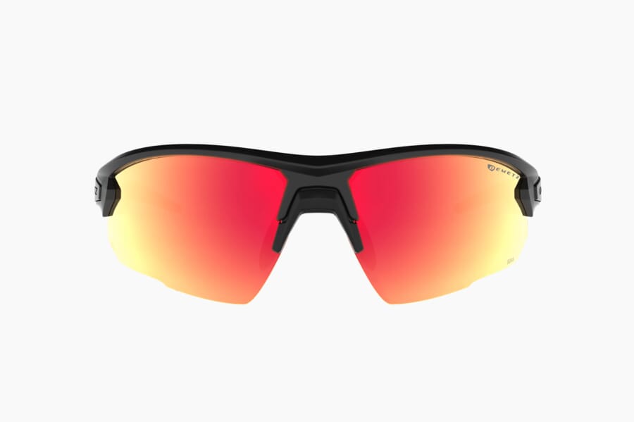 Купить Спортивные очки с диоптриями Demetz Track / Matte Black / Jean Blue Rose Mirror Red Cat.3, rx-337/track5163rr72 7ft.ru в интернет магазине Семь Футов