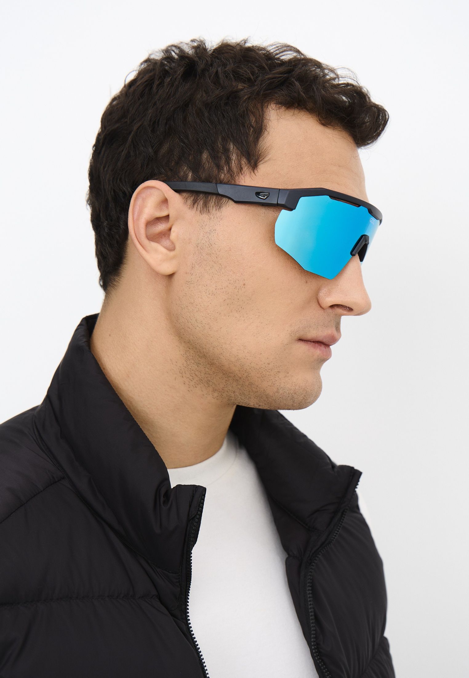 Купить Спортивные очки с диоптриями GOG Argo / Matt Metallic Navy Blue-Black  / White-Blue Lens, rx-e506-4r 7ft.ru в интернет магазине Семь Футов