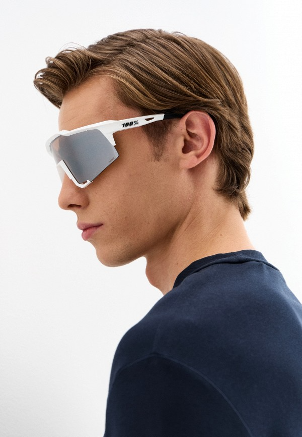 Купить Спортивные очки с диоптриями 100% Speedcraft / Matte White / HiPER Silver Mirror Lens, rx-056/60007-00006 7ft.ru в интернет магазине Семь Футов