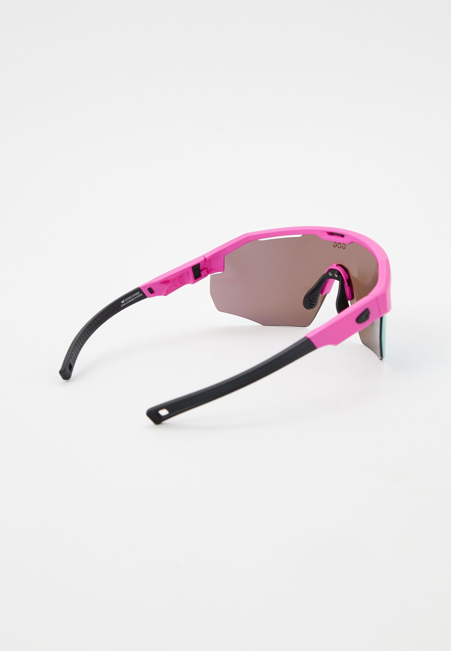 Купить Спортивные очки с диоптриями GOG Argo / Matt Neon Pink-Black / White-Blue Lens, rx-023/e506-2 7ft.ru в интернет магазине Семь Футов