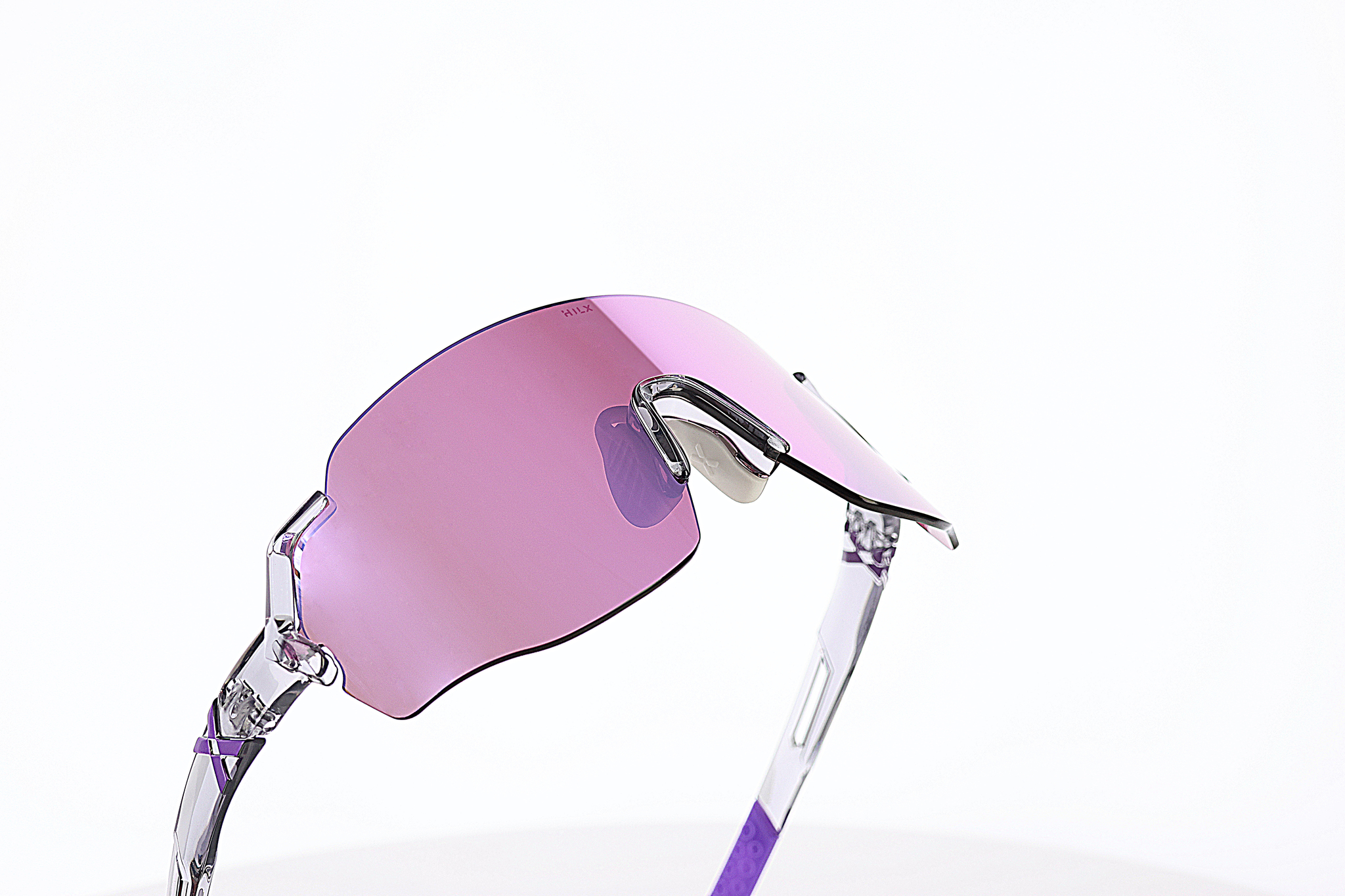 Купить Спортивные очки с диоптриями HILX Savage (L) Shiny Crystal Grey Purple / Purple Lens, rx-562/hsa00416-sv4pr15 7ft.ru в интернет магазине Семь Футов