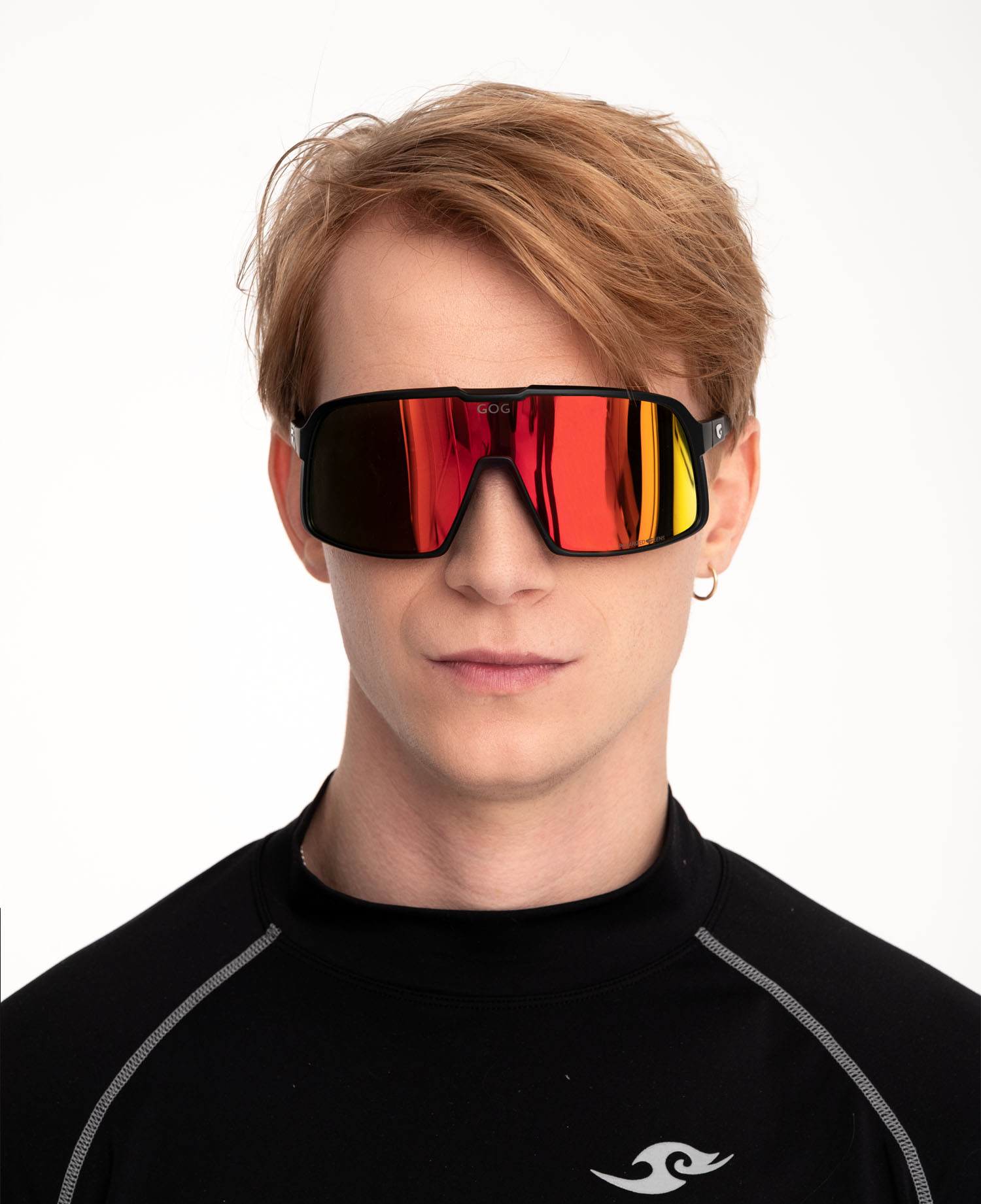 Купить Спортивные очки GOG Kari / Matt Black / Polarized Reflex Red, e537-3p 7ft.ru в интернет магазине Семь Футов