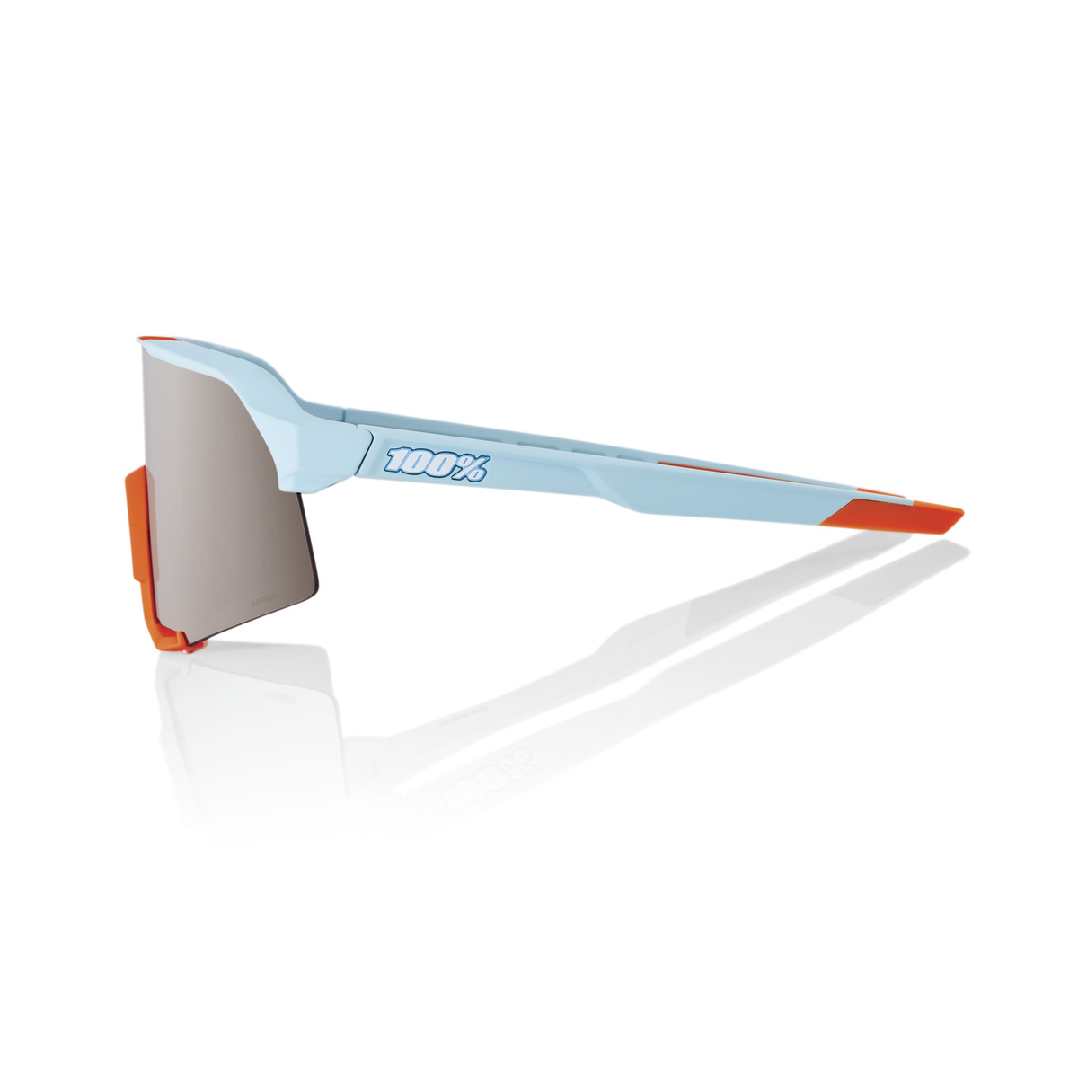 Купить Спортивные очки с диоптриями 100% S3 / Soft Tact Two Tone / HiPER Silver Mirror Lens, rx-056/60005-00003 7ft.ru в интернет магазине Семь Футов