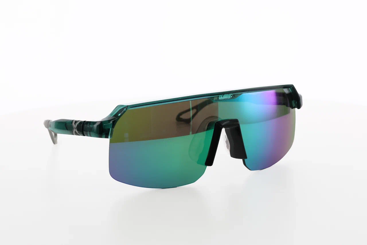 Купить Спортивные очки HILX Inferno Shiny Crystal Green / Photochromic Purple Mirror Lens, hif06102-ifxph10 7ft.ru в интернет магазине Семь Футов