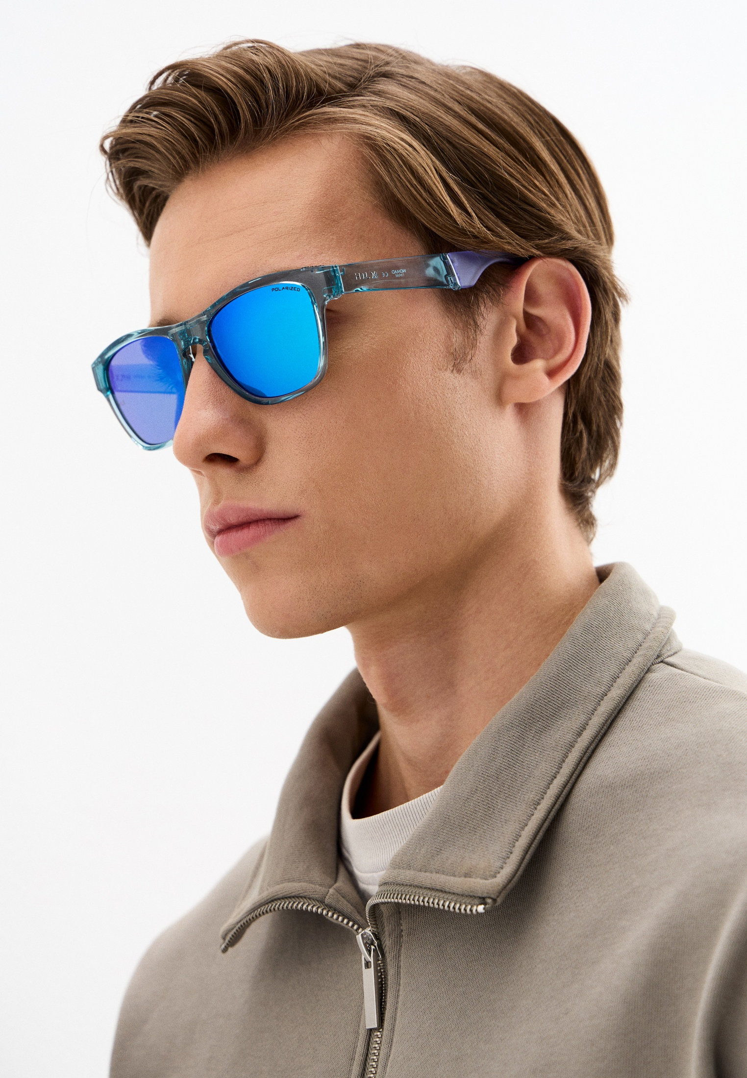 Купить Спортивные очки HILX Unfold Shiny Crystal Green / Blue Polarized Lens, huf01611-ufbl12 7ft.ru в интернет магазине Семь Футов
