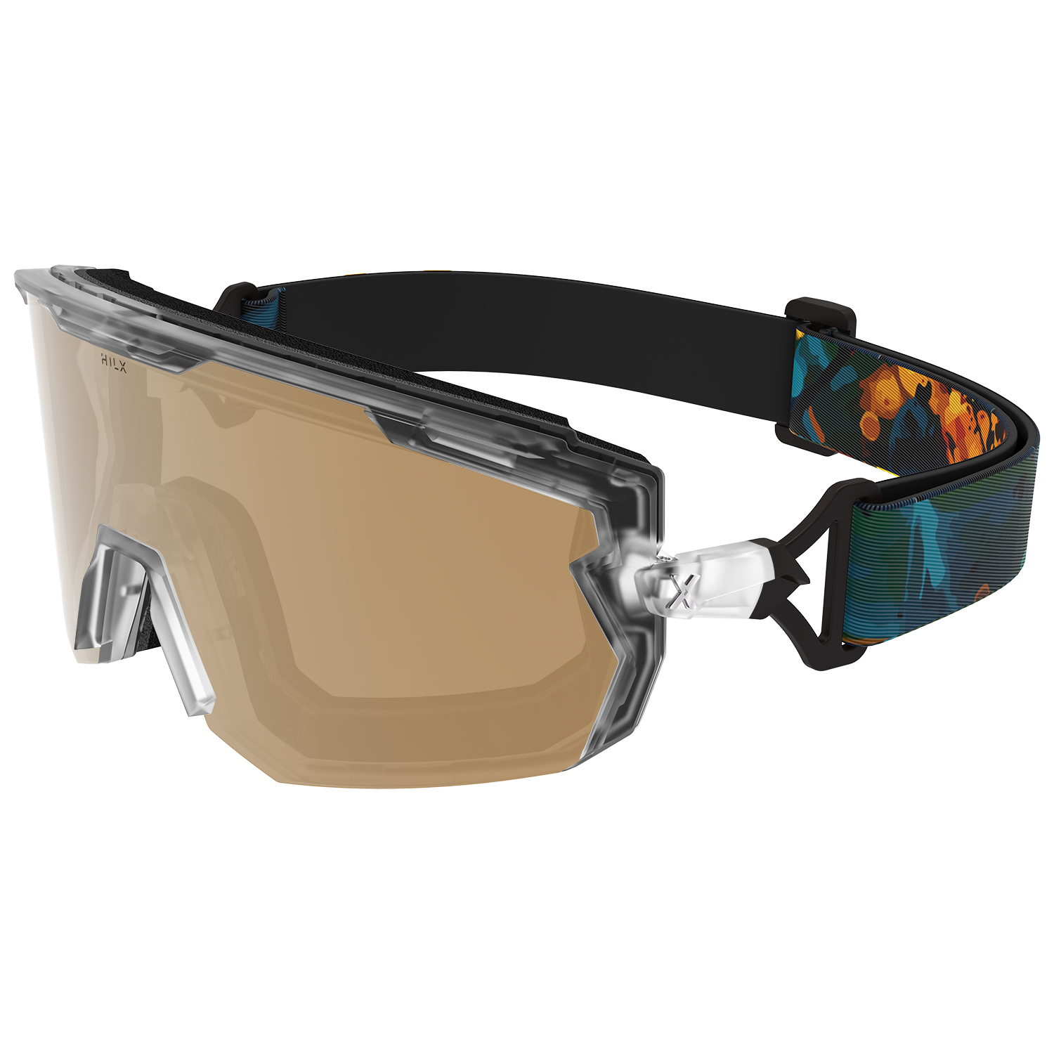 Купить Спортивные очки с диоптриями HILX Samurai / Matt Crystal / Gold Polarized Lens + Clear Lens, rx-738/hsm03905-smpgd4 7ft.ru в интернет магазине Семь Футов