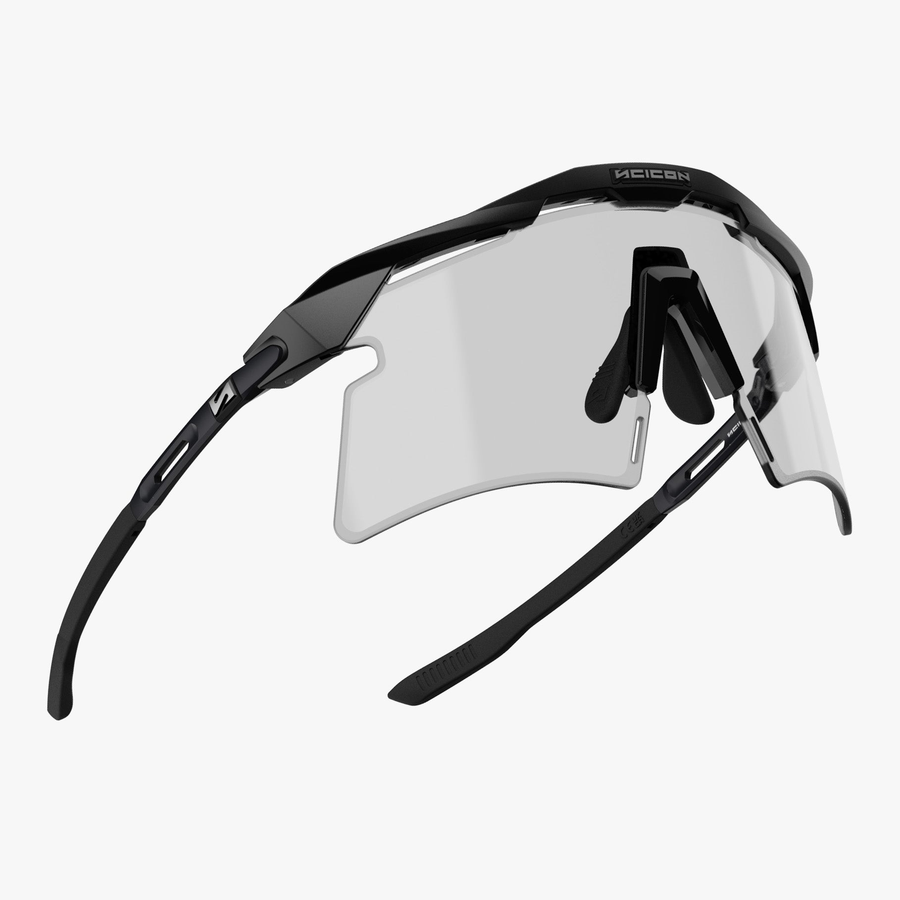 Купить Спортивные очки Scicon Aeroshade 2.0 Titanium Sunglasses Black Matt Photochromic Grey, ey440101 7ft.ru в интернет магазине Семь Футов