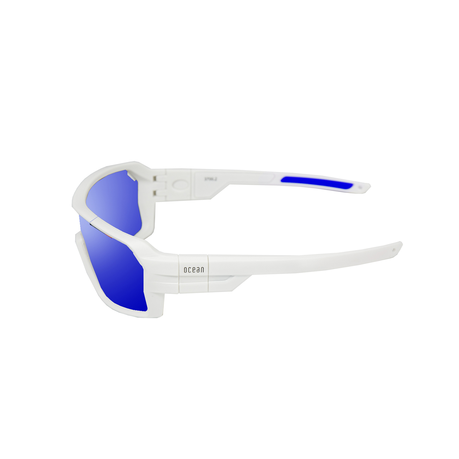 Купить Спортивные очки с диоптриями OCEAN Chameleon Matt White / Revo Blue Polarized lenses, rx-687/3701.2 7ft.ru в интернет магазине Семь Футов