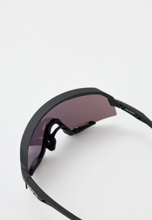 Купить Спортивные очки с диоптриями 100% Slendale / Matte Black / HiPER Blue Multilayer Mirror, rx-018/60057-00003 7ft.ru в интернет магазине Семь Футов