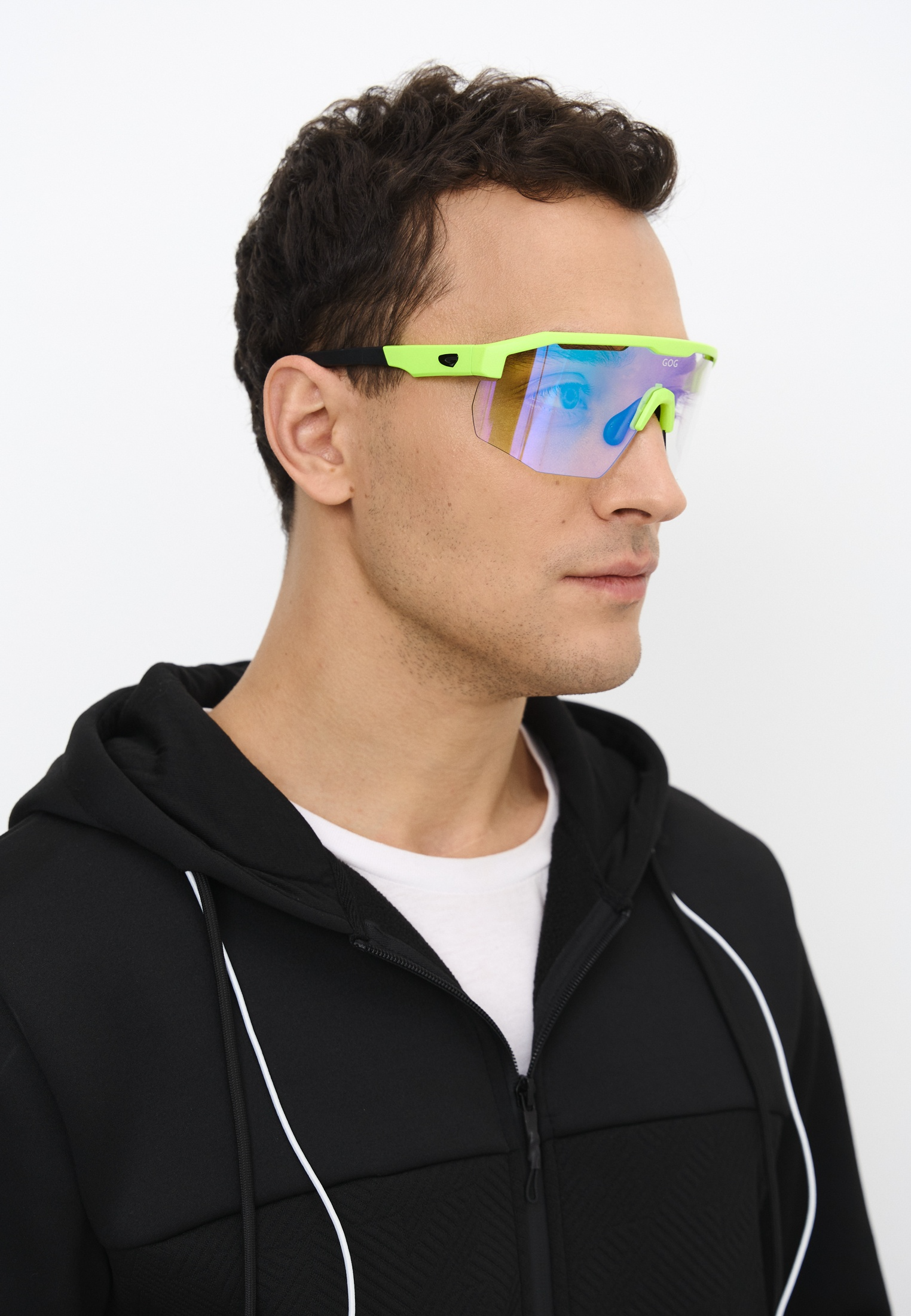 Купить Спортивные очки GOG Argo С / Matt Neon Green-Black / Photochromic Green Lens, e507-5c 7ft.ru в интернет магазине Семь Футов