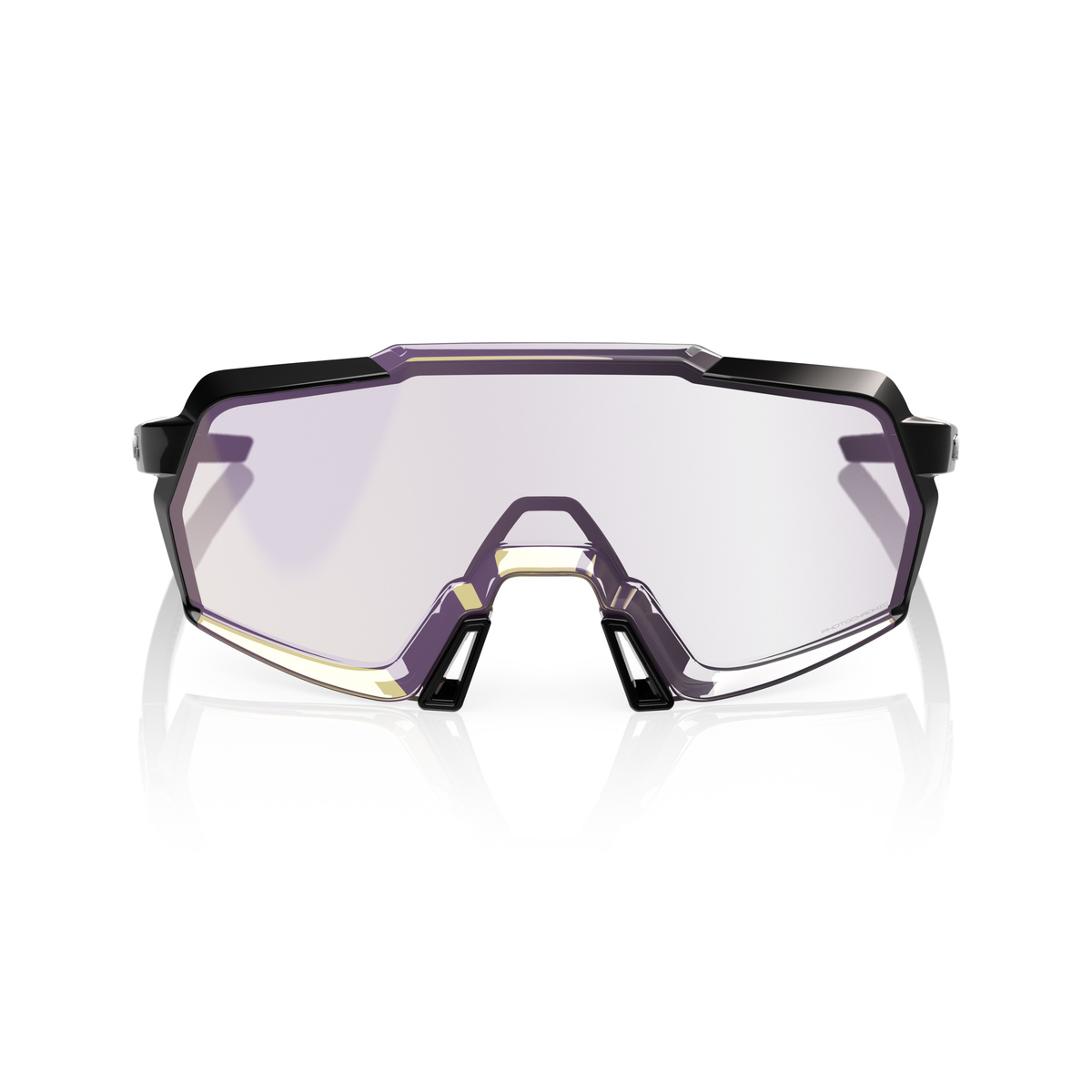Купить Спортивные очки 100% KORBIN Gloss Black - Purple Mirror Photochromic Lens, 60063-10013 7ft.ru в интернет магазине Семь Футов