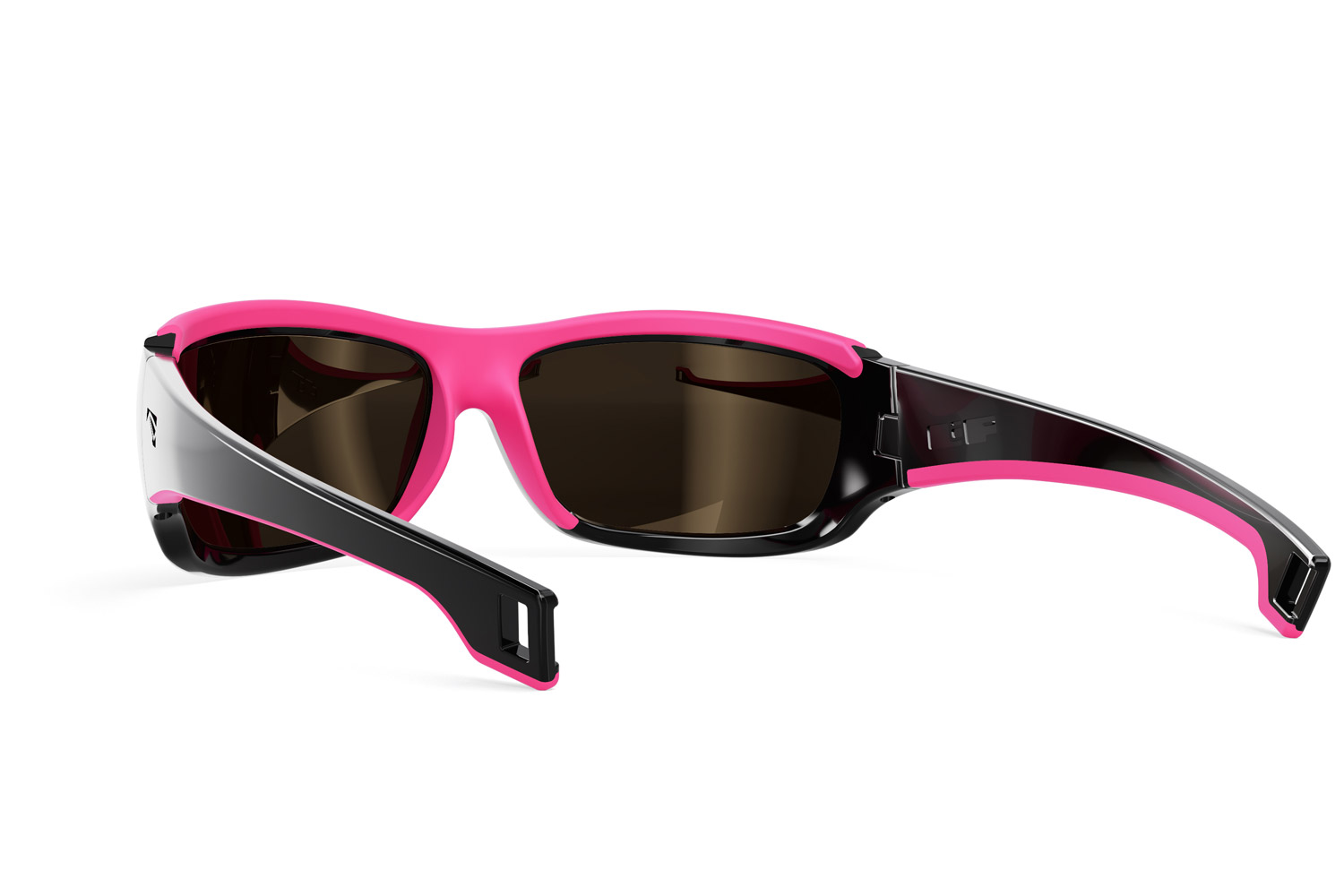 Купить Спортивные очки LiP Tide / Gloss Black - Pink Rubber / PC Polarized / Levante Series Chroma Brown, 3256 7ft.ru в интернет магазине Семь Футов