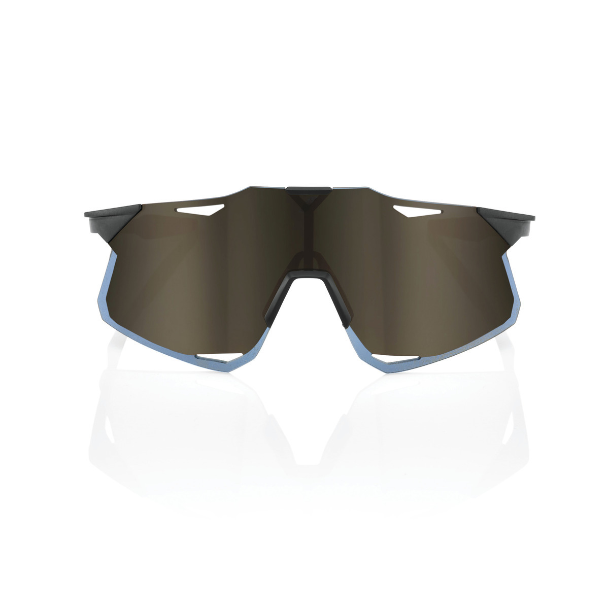 Купить Спортивные очки 100% HYPERCRAFT Matte Black - Soft Gold Mirror Lens, 60000-00001 7ft.ru в интернет магазине Семь Футов