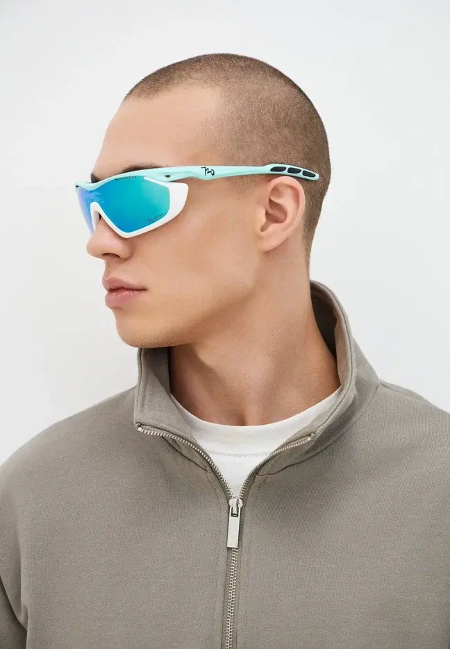 Купить Спортивные очки с диоптриями 720armour Analog Pro / Matte Aquamarine / Matte White Gasket / Smoke Full Blue Ti Lens, rx-234/b355g-5 7ft.ru в интернет магазине Семь Футов