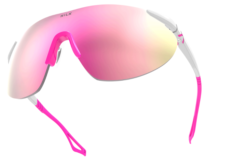 Купить Спортивные очки с диоптриями HILX Domain Shiny White / Pink Lens, rx-562/hdm06201-dmpk1 7ft.ru в интернет магазине Семь Футов