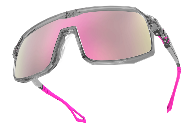 Купить Спортивные очки с диоптриями HILX Inferno Shiny Crystal Light Grey / Pink Lens, rx-562/hif06101-ifpk1 7ft.ru в интернет магазине Семь Футов