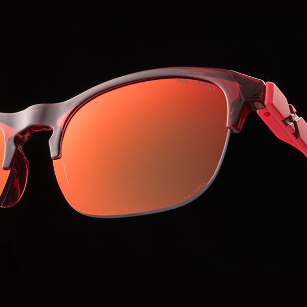 Купить Спортивные очки HILX Interloop Shiny Crystal Dark Red Matt Solid Red / Red Mirror Polarized Lens, hil05004-ilprd3 7ft.ru в интернет магазине Семь Футов