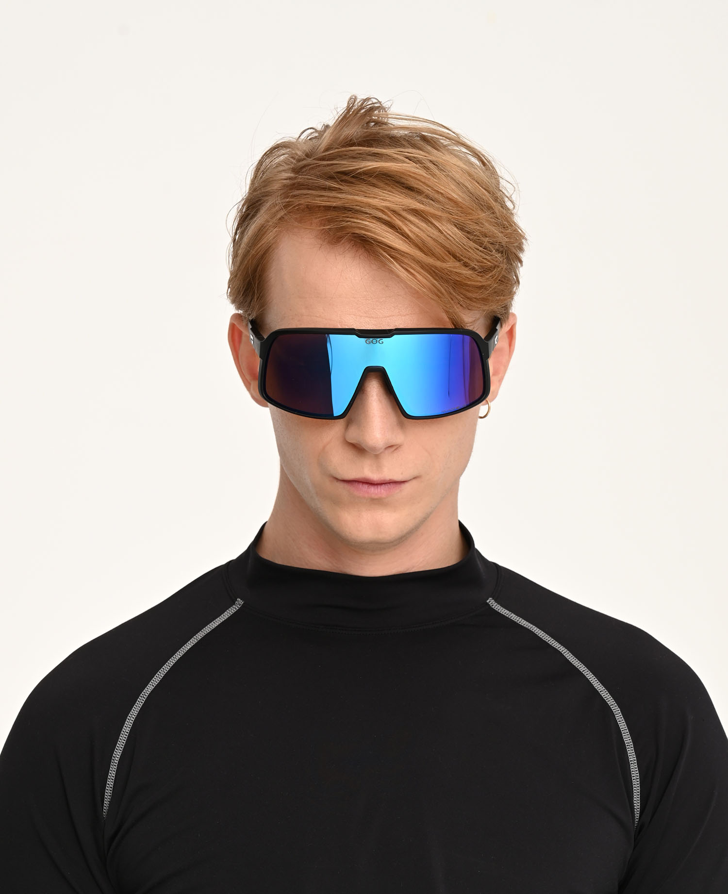 Купить Спортивные очки GOG Kari / Matt Black / Polarized Reflex White-Blue, e537-2p 7ft.ru в интернет магазине Семь Футов