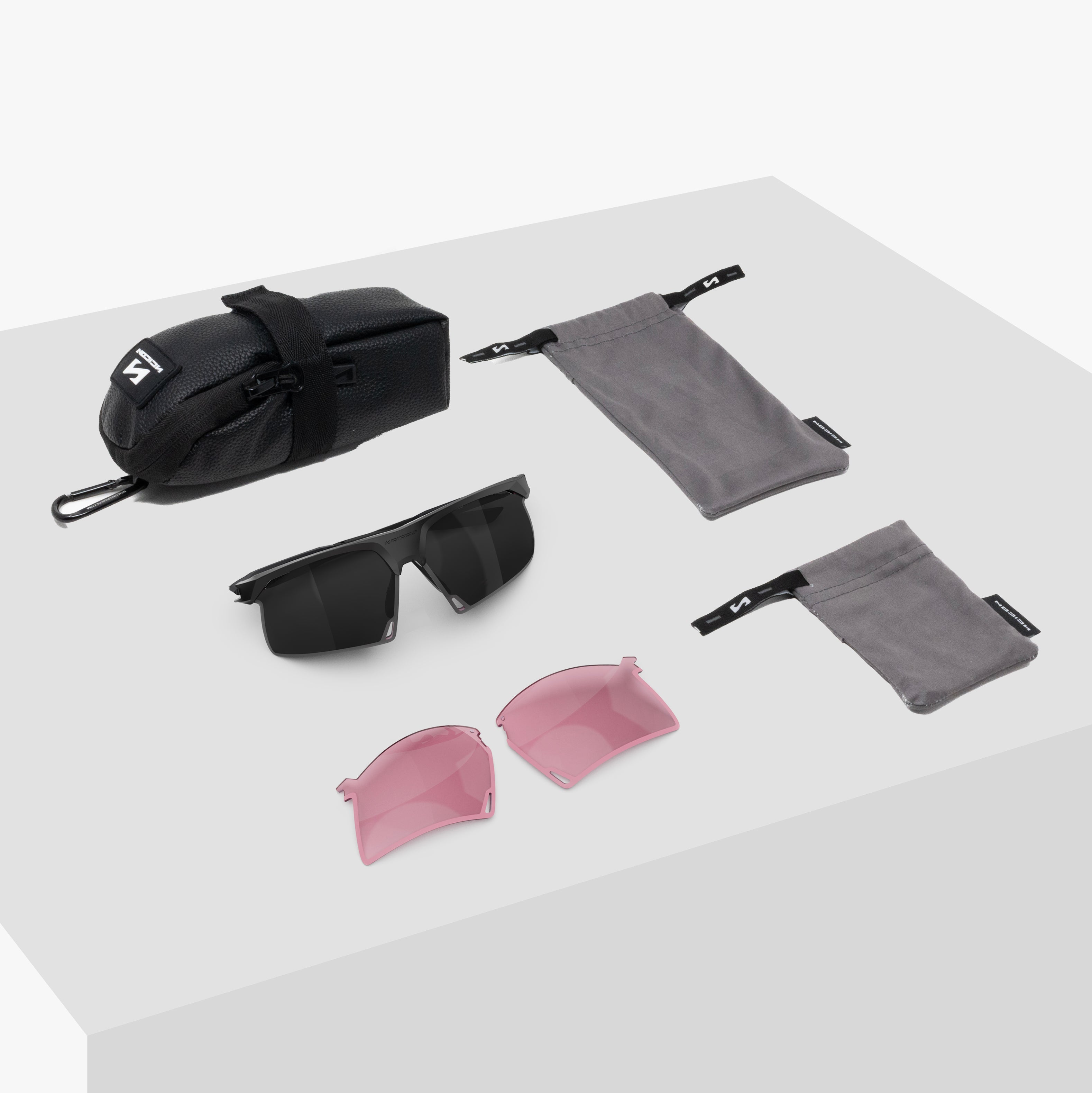 Купить Спортивные очки c диоптриями Scicon Aerobeam Titanium Sunglasses Black Crystal Smoke + Pink, rx-375/ey423325 7ft.ru в интернет магазине Семь Футов