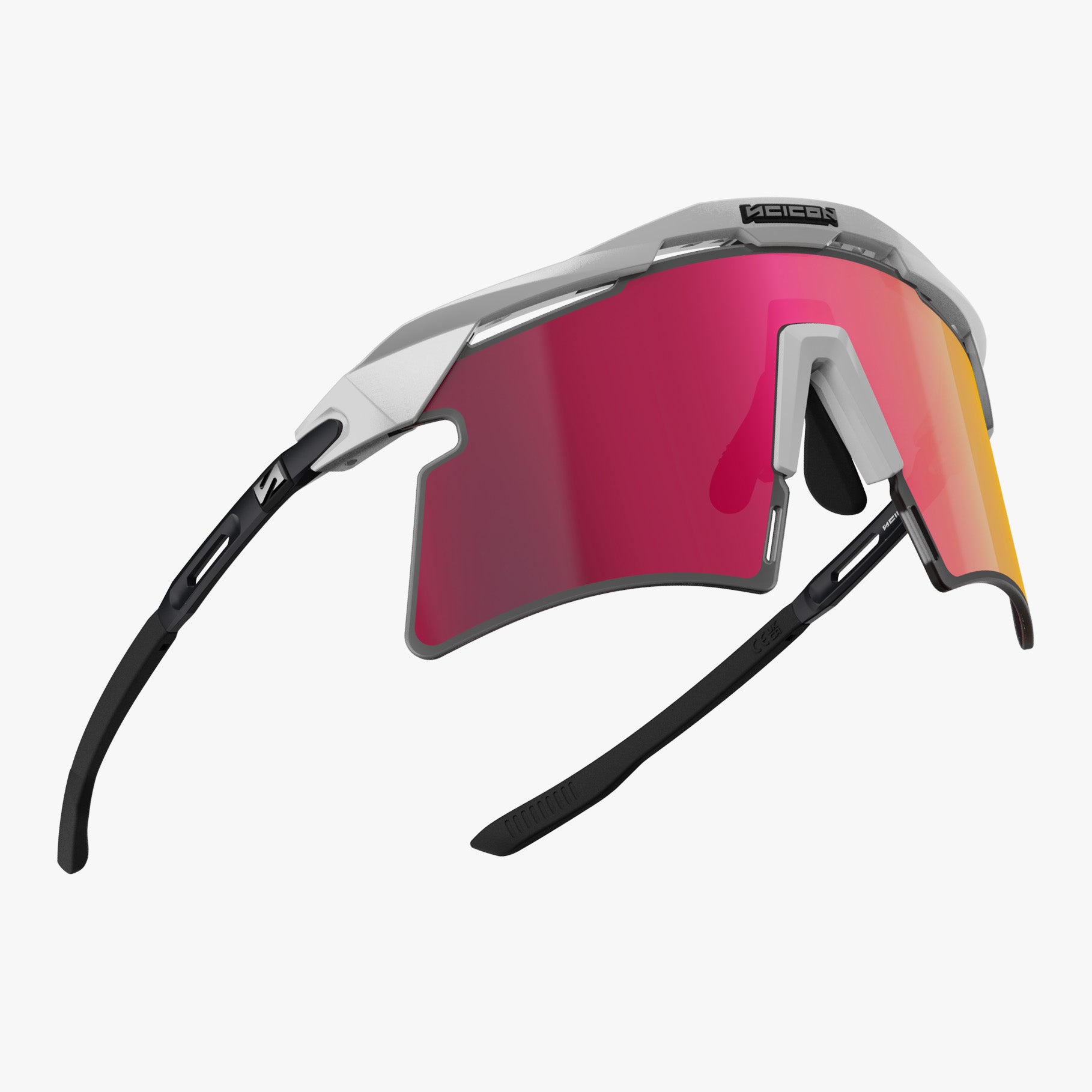 Купить Спортивные очки c диоптриями Scicon Aeroshade 2.0 Titanium Sunglasses White Matt Multi Mirror Sunburst + Pink, rx-937/ey442818 7ft.ru в интернет магазине Семь Футов
