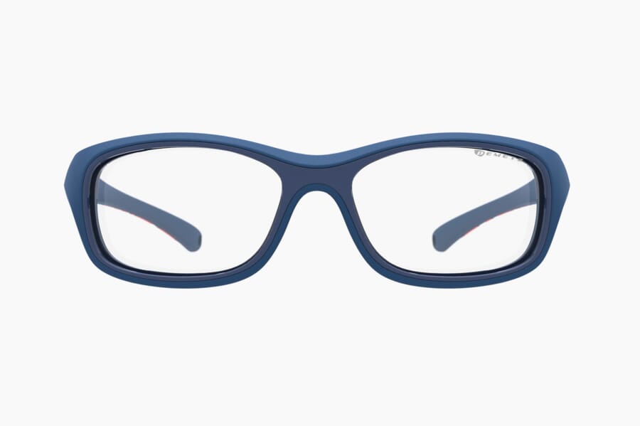 Купить Спортивные очки с диоптриями Demetz Softness R / Matte Navy / Red Colorless Cat.0, softness556351 7ft.ru в интернет магазине Семь Футов
