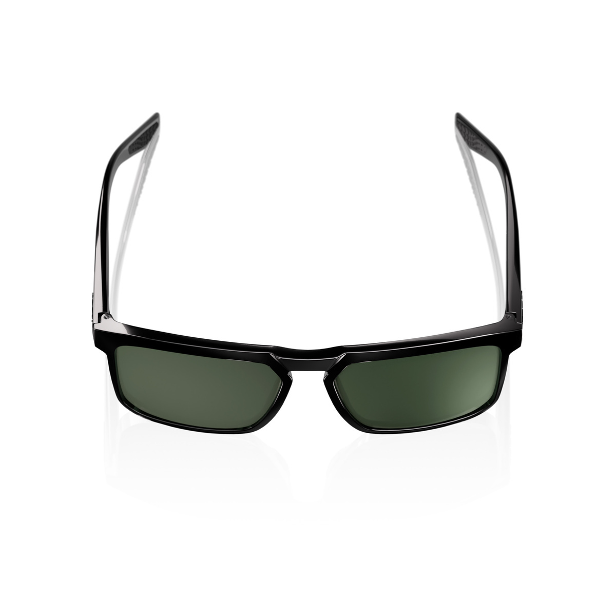 Купить Спортивные очки 100% RENSHAW Polished Black - Grey-Green Lens, 60021-00019 7ft.ru в интернет магазине Семь Футов