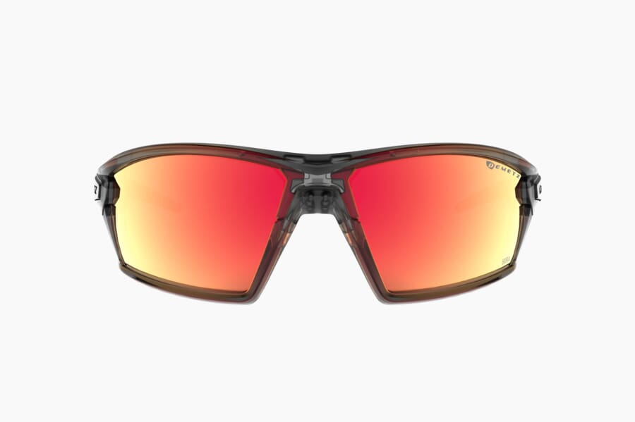 Купить Спортивные очки с диоптриями Demetz Mud / Matte Crystal Gray / Matte Red Rose Mirror Red Cat.3, rx-337/mud8263rr67 7ft.ru в интернет магазине Семь Футов