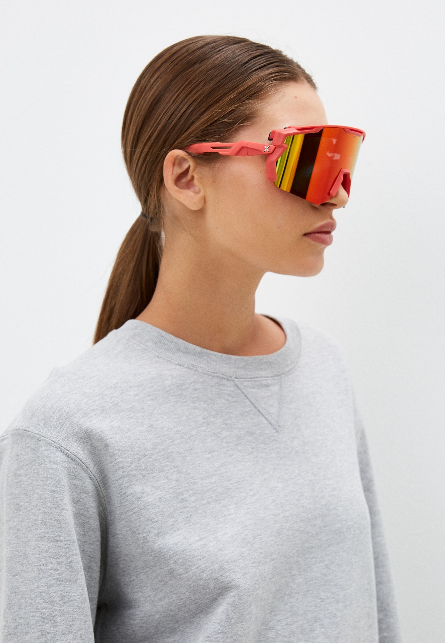 Купить Спортивные очки с диоптриями HILX Samurai / Matt Solid Red / Red Polarized Lens + Clear Lens, rx-738/hsm03904-smprd3 7ft.ru в интернет магазине Семь Футов