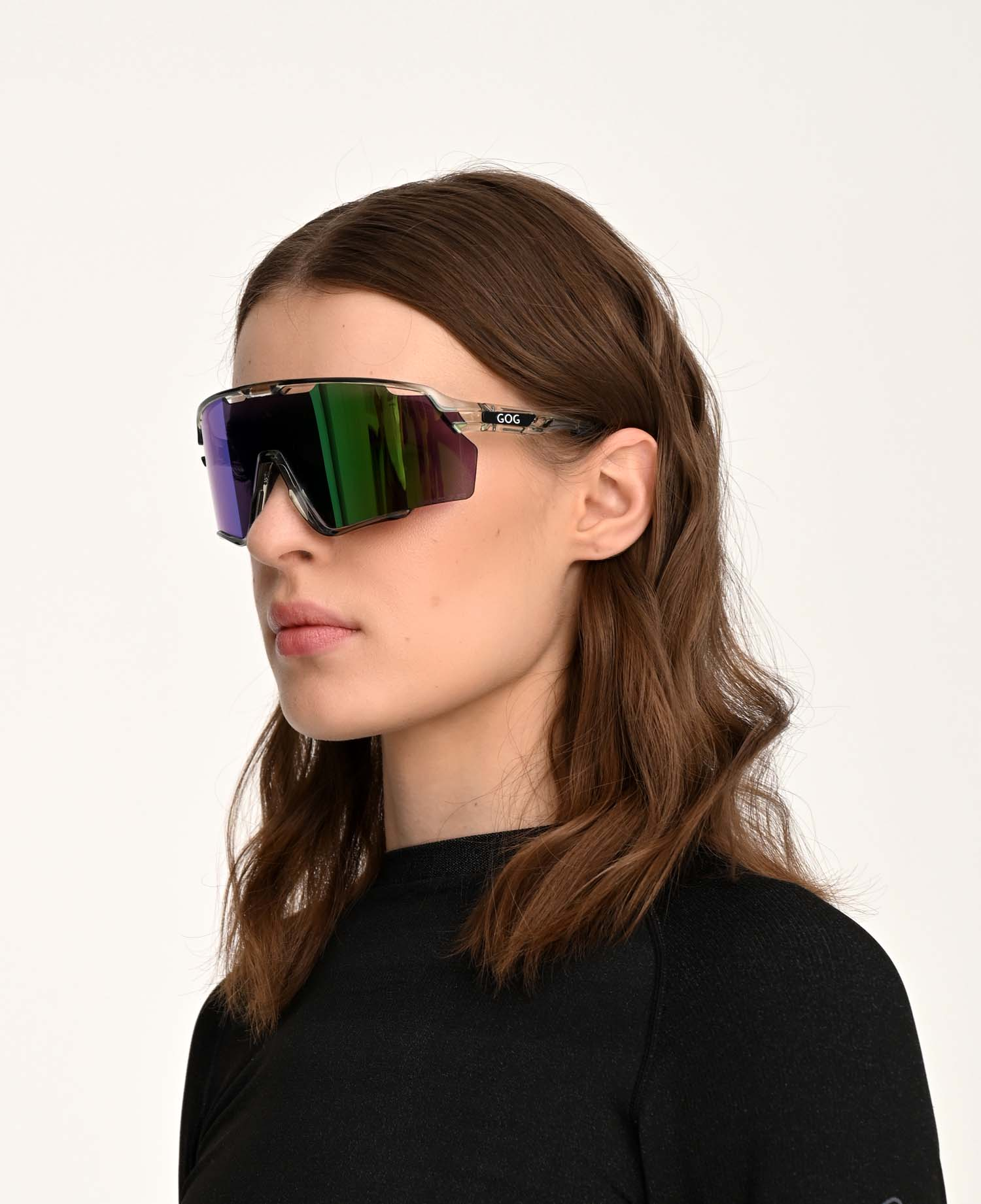 Купить Спортивные очки GOG Prometheus / Photochromic Green/Black / Reflex Green, e607-3c 7ft.ru в интернет магазине Семь Футов