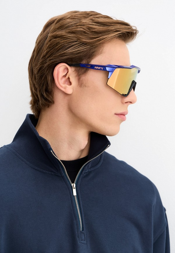 Купить Спортивные очки с диоптриями 100% Speedcraft / Gloss Cobalt Blue / HiPER Copper Mirror Lens, rx-056/60007-00007 7ft.ru в интернет магазине Семь Футов