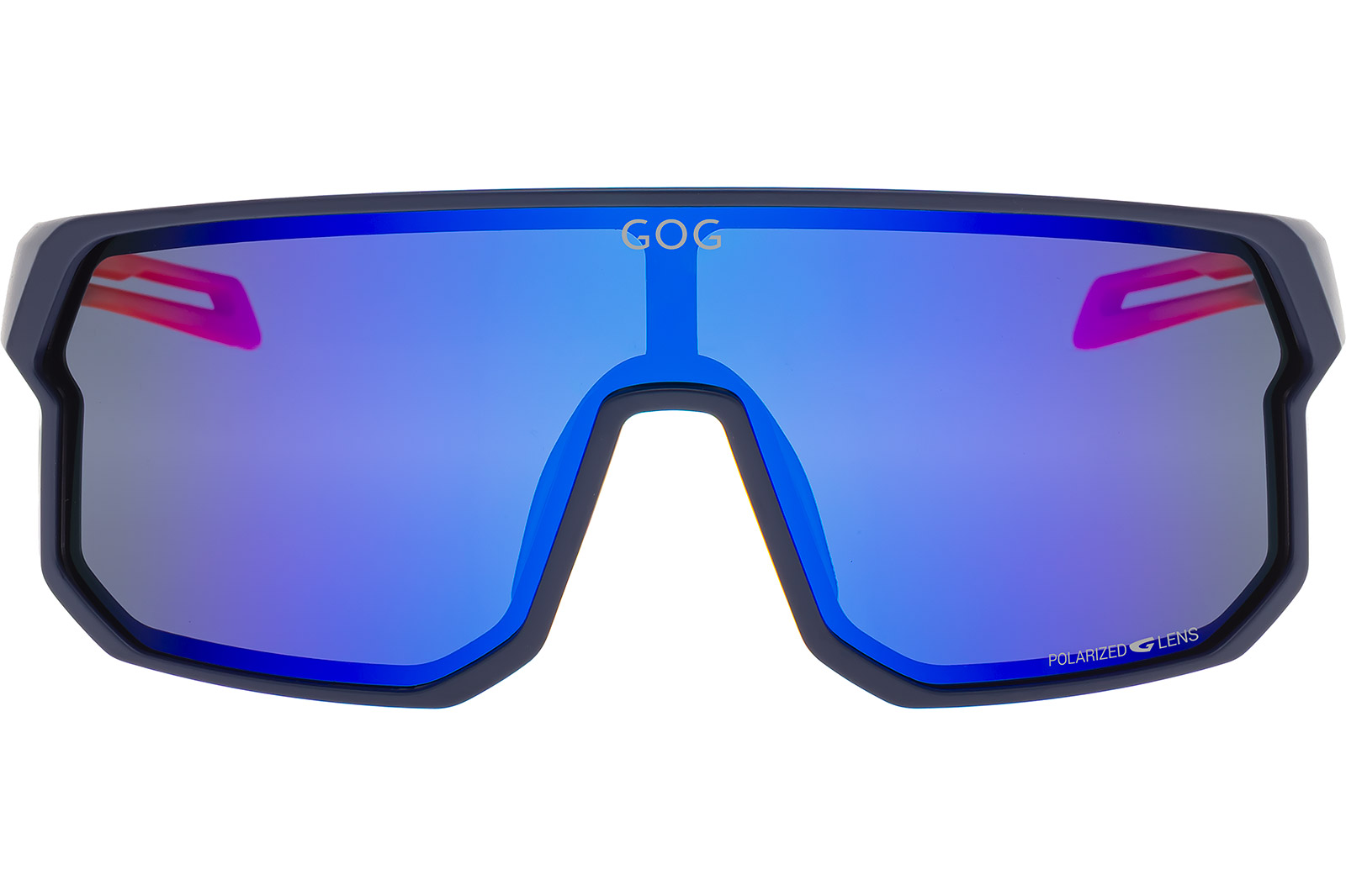 Купить Спортивные очки GOG Vidar / Matt Navy Blue/Orange / Polarized Reflex Blue, e518-4p 7ft.ru в интернет магазине Семь Футов