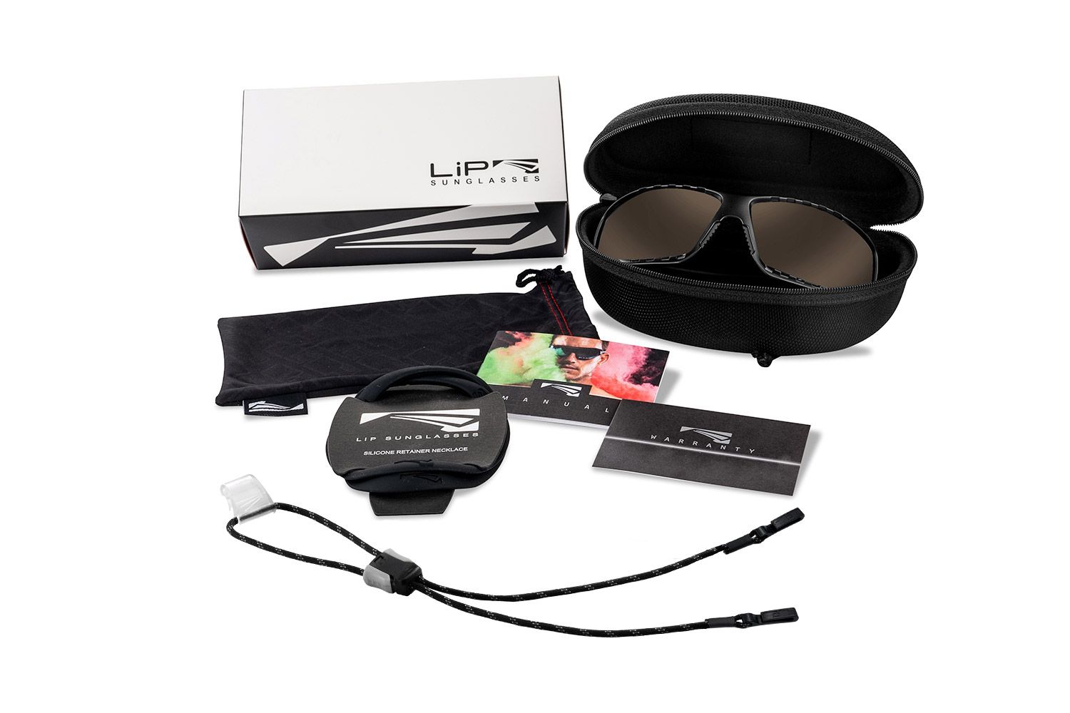 Купить Спортивные очки LiP Surge Aero / Matt Black - Black / PC Polarized / Levante Series Chroma Brown, 3713 7ft.ru в интернет магазине Семь Футов