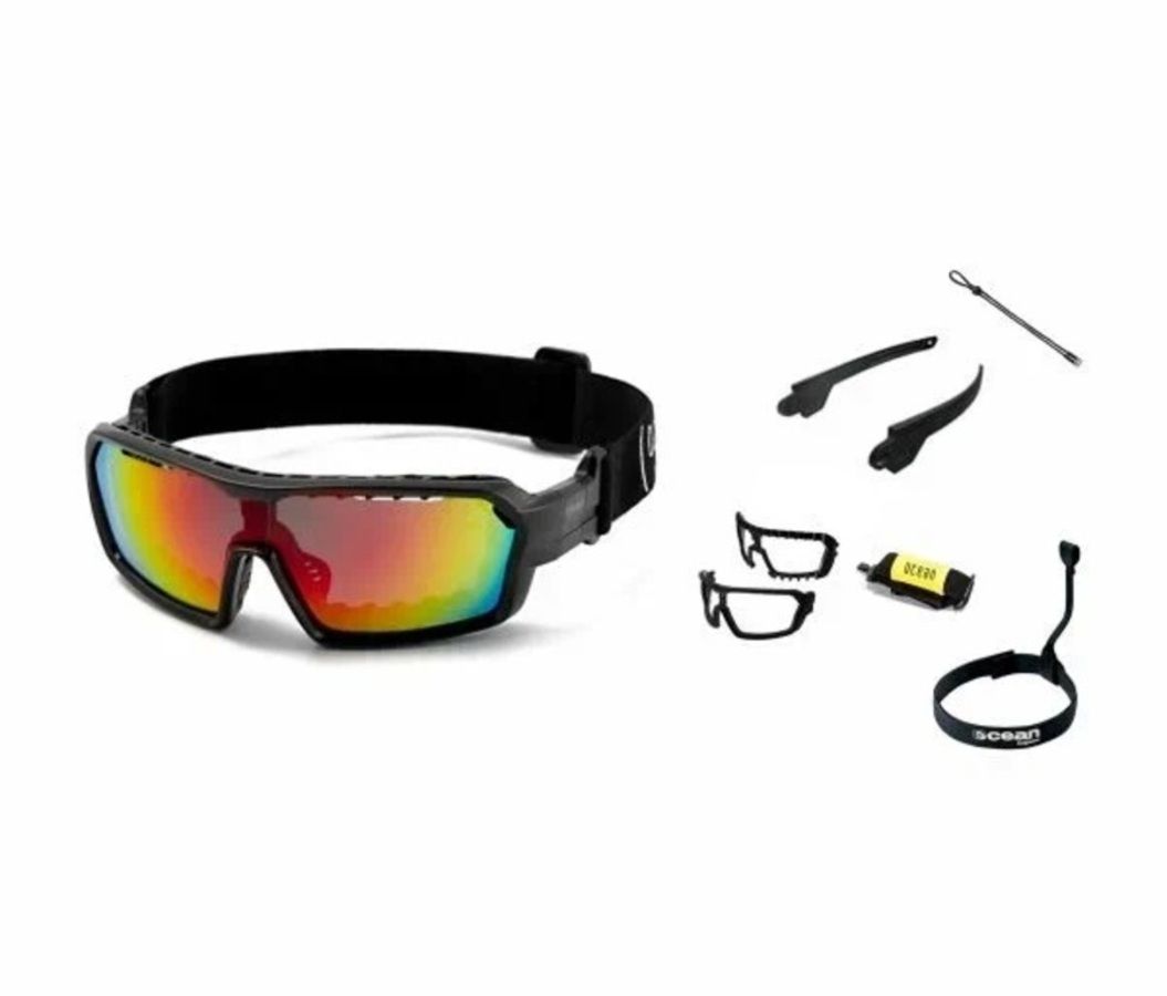Купить Спортивные очки с диоптриями OCEAN Chameleon Black / Revo Orange Polarized lenses, rx-687/3703.1 7ft.ru в интернет магазине Семь Футов