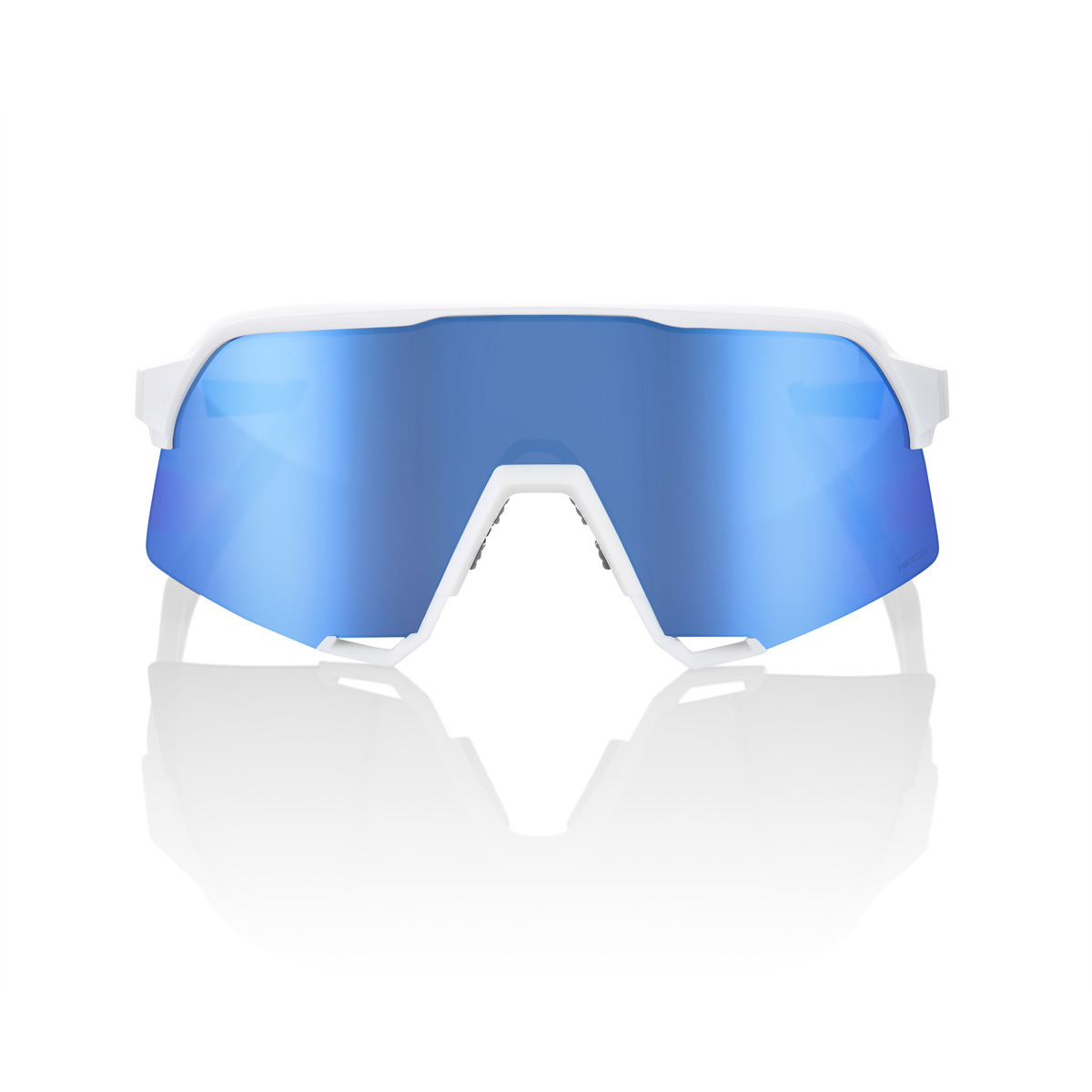 Купить Спортивные очки с диоптриями 100% S3 / Matte White / HiPER Blue Multilayer Mirror Lens, rx-056/60005-00006 7ft.ru в интернет магазине Семь Футов