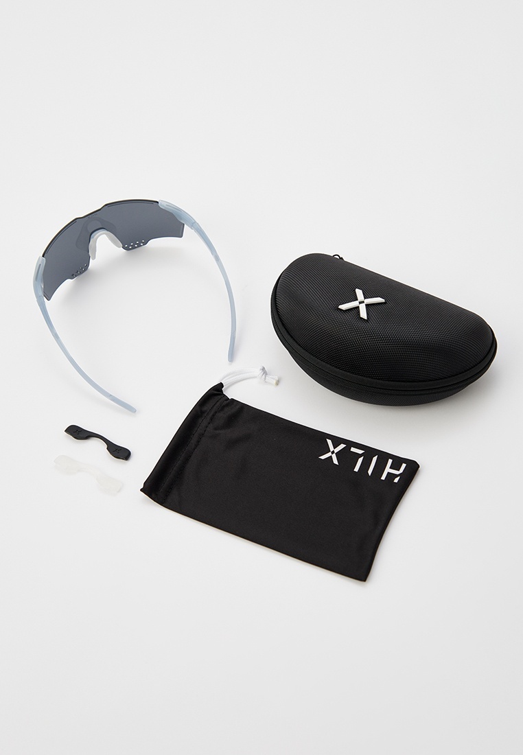 Купить Спортивные очки с диоптриями HILX Gladiator (L) / Shiny Crystal Milky Light Grey / Black Mirror Lens, rx-562/hgd04904-gd4bk4 7ft.ru в интернет магазине Семь Футов