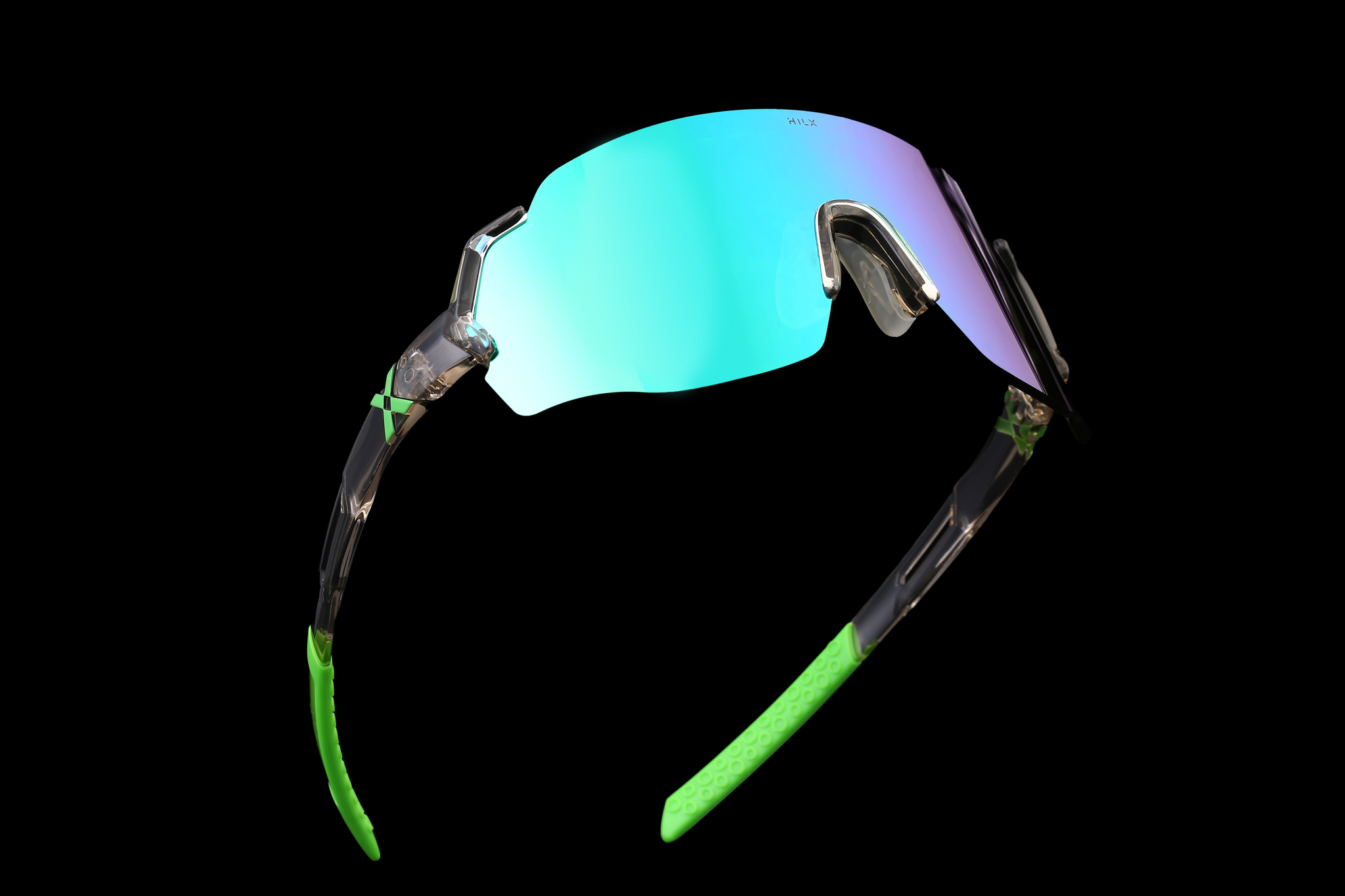 Купить Спортивные очки с диоптриями HILX Savage (L) Shiny Crystal Grey Green / Green Lens, rx-562/hsa00417-sv4gn14 7ft.ru в интернет магазине Семь Футов