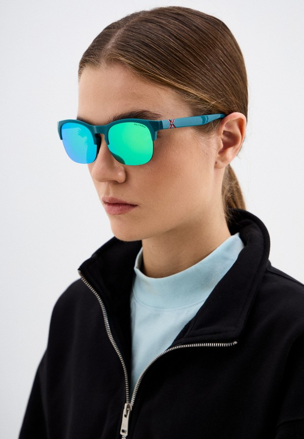 Купить Спортивные очки HILX Interloop Shiny Solid Green / Green Mirror Polarized Lens, hil05003-ilpgn4 7ft.ru в интернет магазине Семь Футов