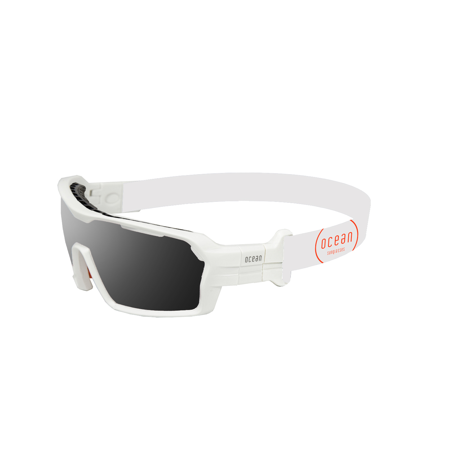 Купить Спортивные очки с диоптриями OCEAN Chameleon Matt White / Grey Polarized lenses, rx-687/3700.2 7ft.ru в интернет магазине Семь Футов