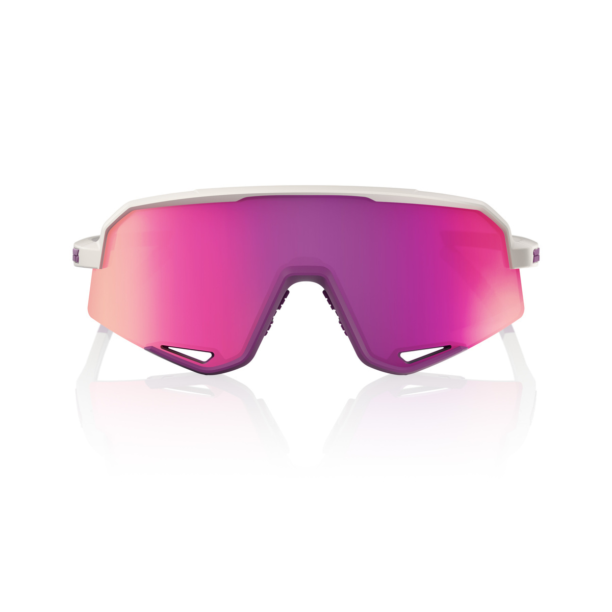 Купить Спортивные очки 100% SLENDALE Matte Chalk - Purple Mirror Lens, 60057-00015 7ft.ru в интернет магазине Семь Футов
