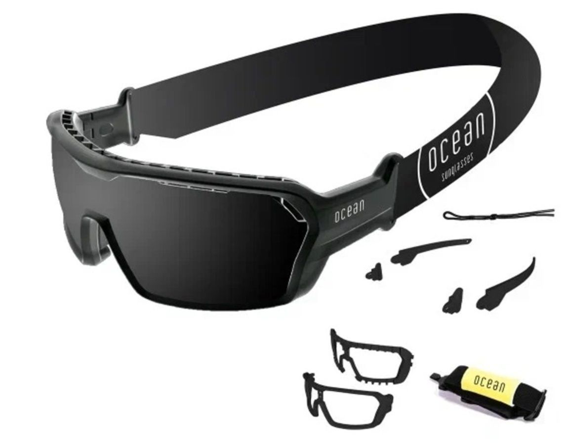 Купить Спортивные очки с диоптриями OCEAN Chameleon Black / Grey Polarized lenses, rx-687/3700.1 7ft.ru в интернет магазине Семь Футов
