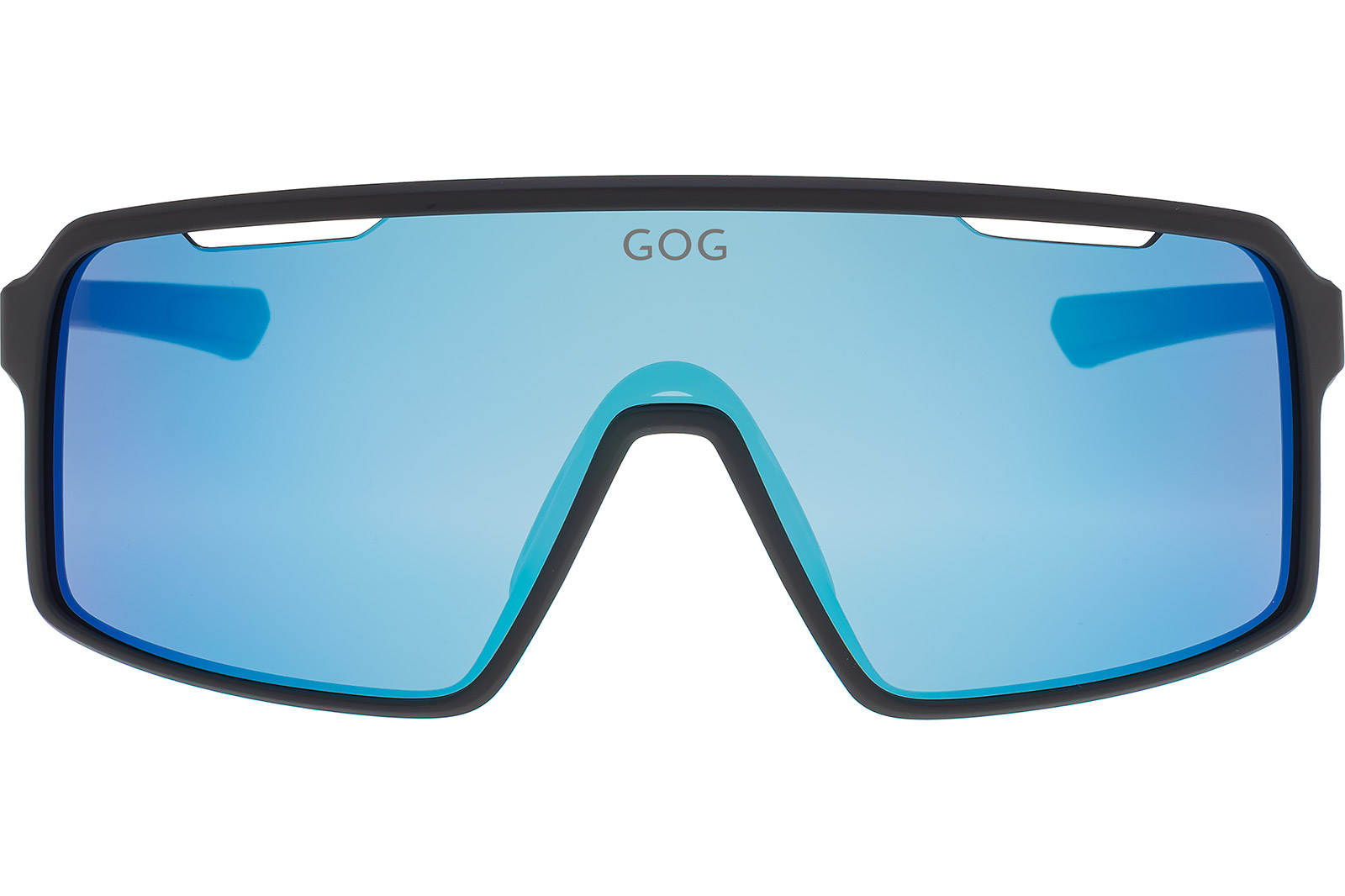 Купить Спортивные очки GOG Enki / Matt Black / Reflex White-Blue, e685-1 7ft.ru в интернет магазине Семь Футов