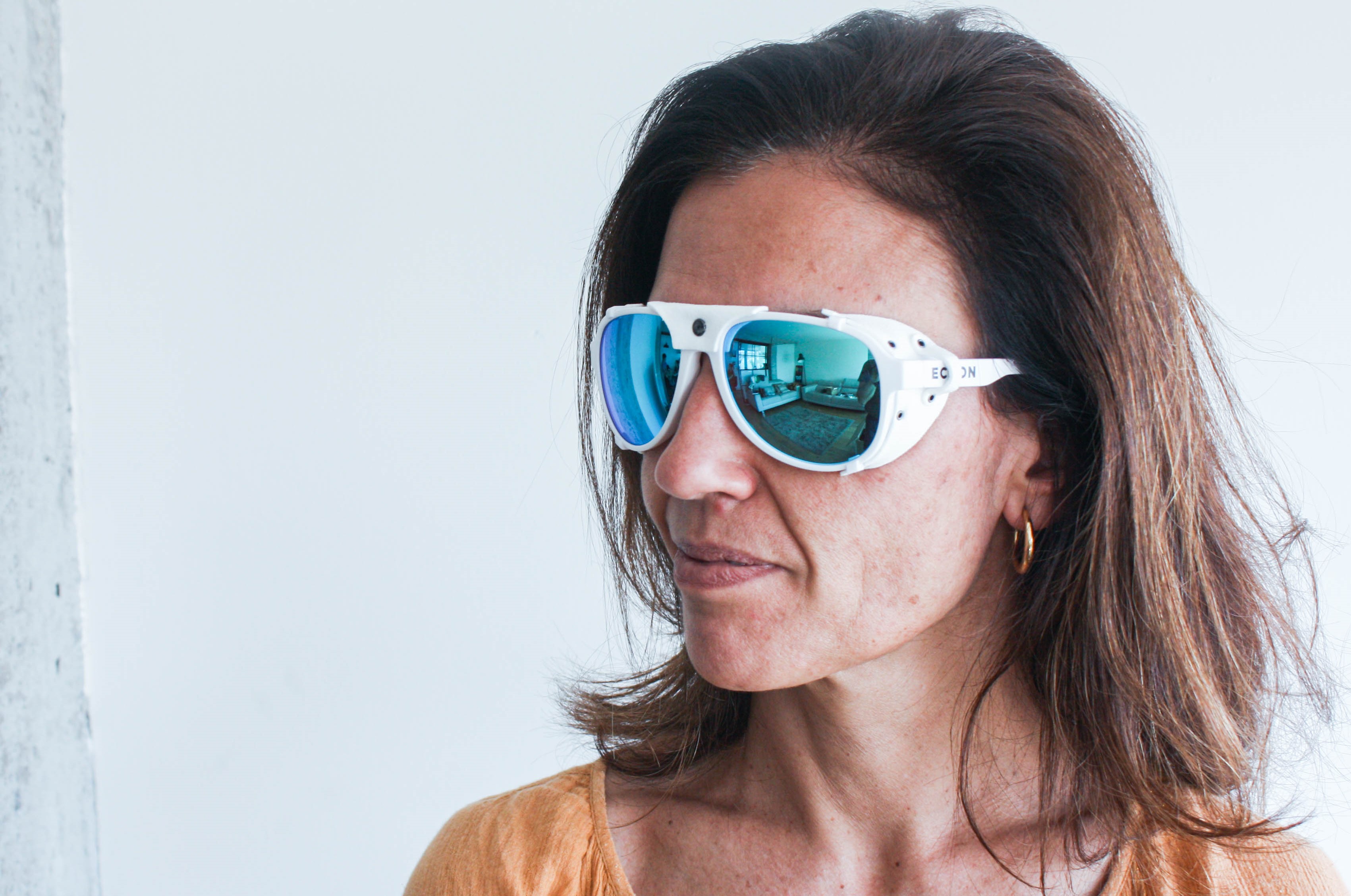 Купить Спортивные очки OCEAN Maui White / Revo Blue Polarized Lens, 088.3 7ft.ru в интернет магазине Семь Футов