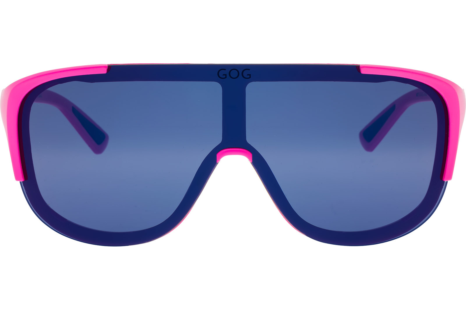 Купить Спортивные очки GOG Medusa / Matt Neon Pink-Black / Blue Lens, e504-5 7ft.ru в интернет магазине Семь Футов