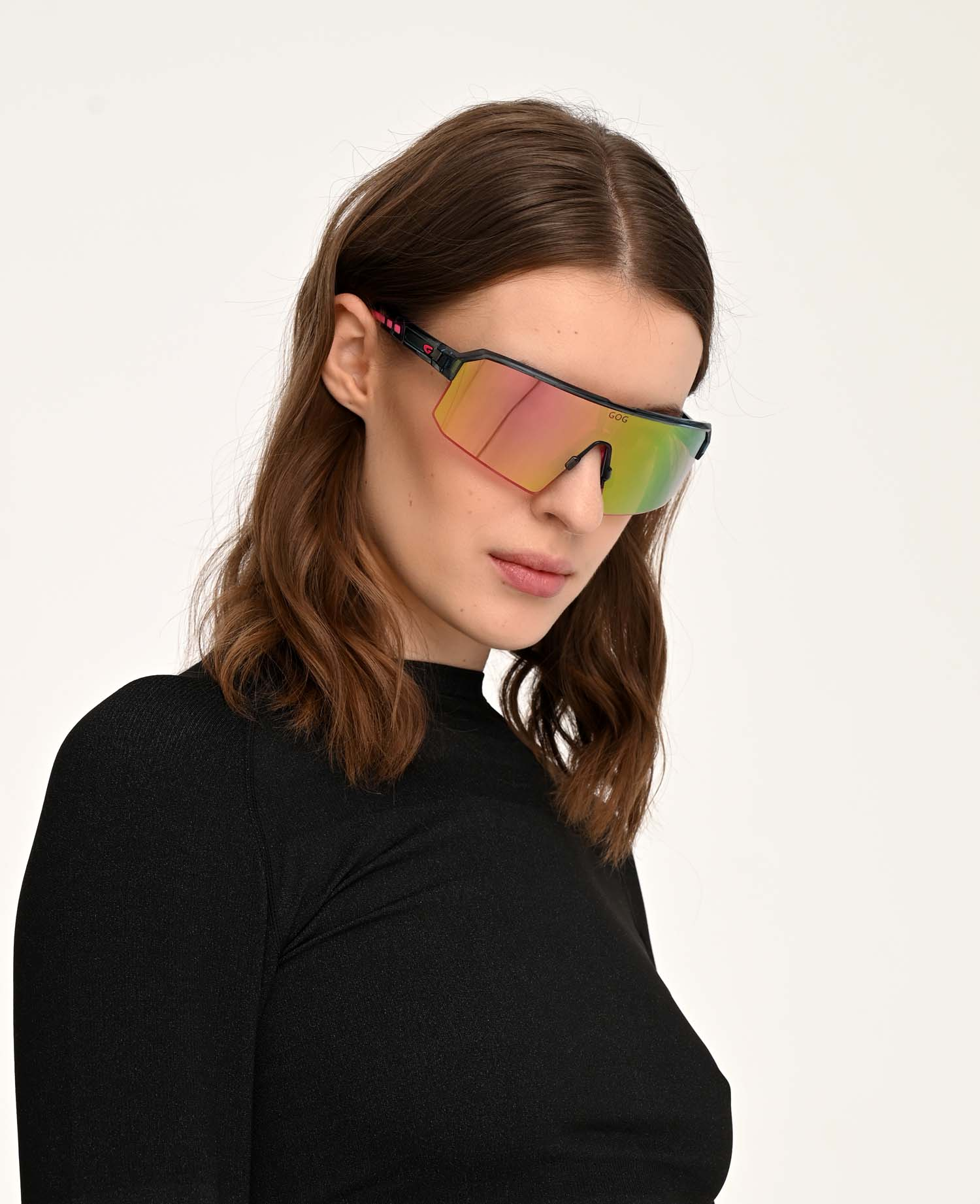 Купить Спортивные очки GOG Nanna / Cristal Grey/Pink / Reflex Pink, e521-3 7ft.ru в интернет магазине Семь Футов