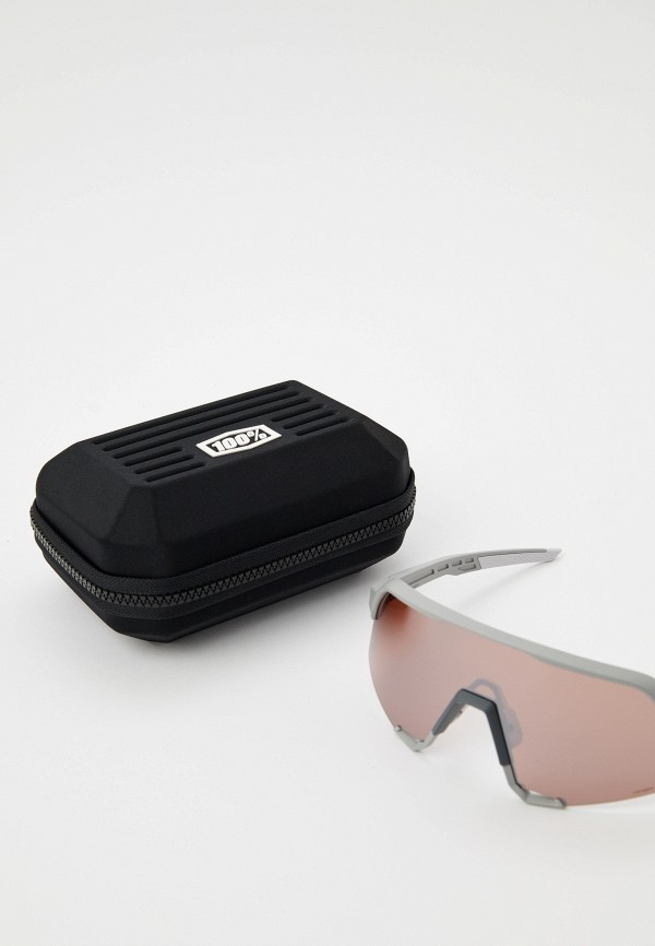 Купить Спортивные очки с диоптриями 100% S3 / Soft Tact Stone Grey / HiPER Crimson Silver Mirror Lens, rx-056/60005-00010 7ft.ru в интернет магазине Семь Футов